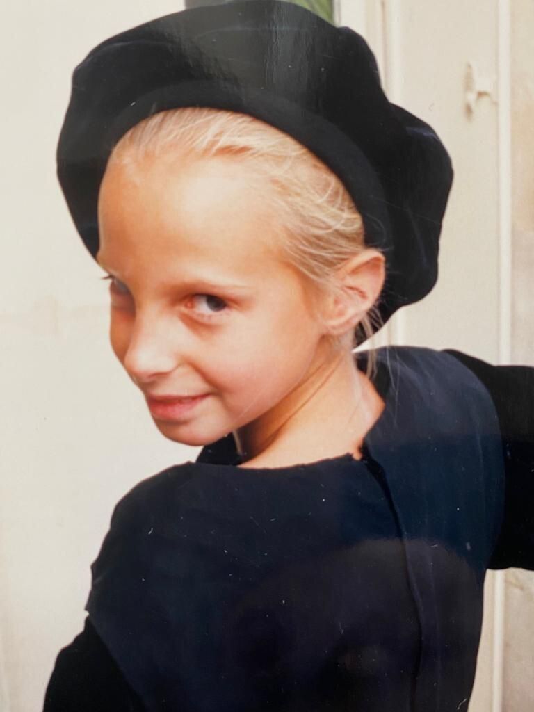 Henrot as a child. (Courtesy Camille Henrot)