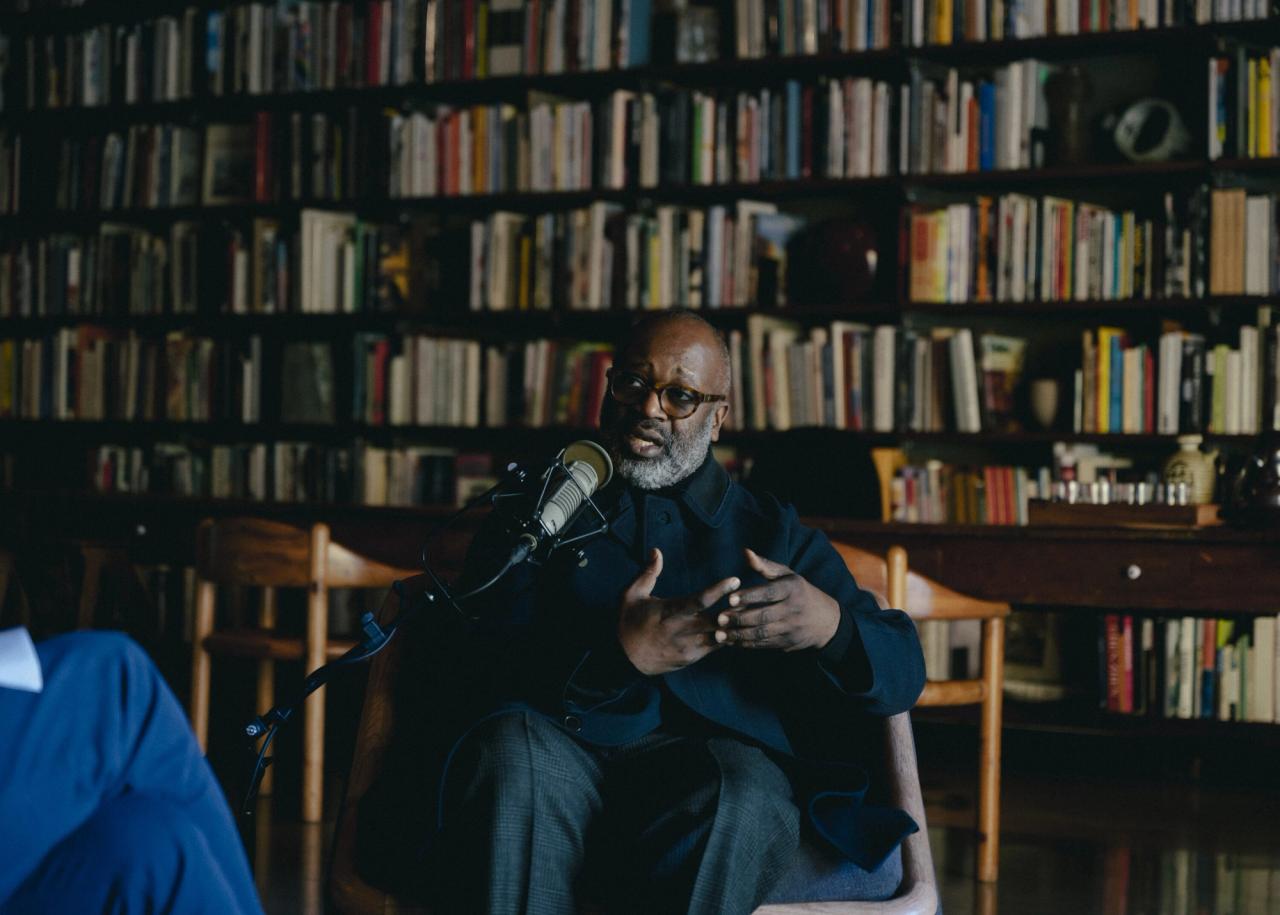 Gates in conversation for Ep. 143 of Time Sensitive. (Photo: Lyndon French)