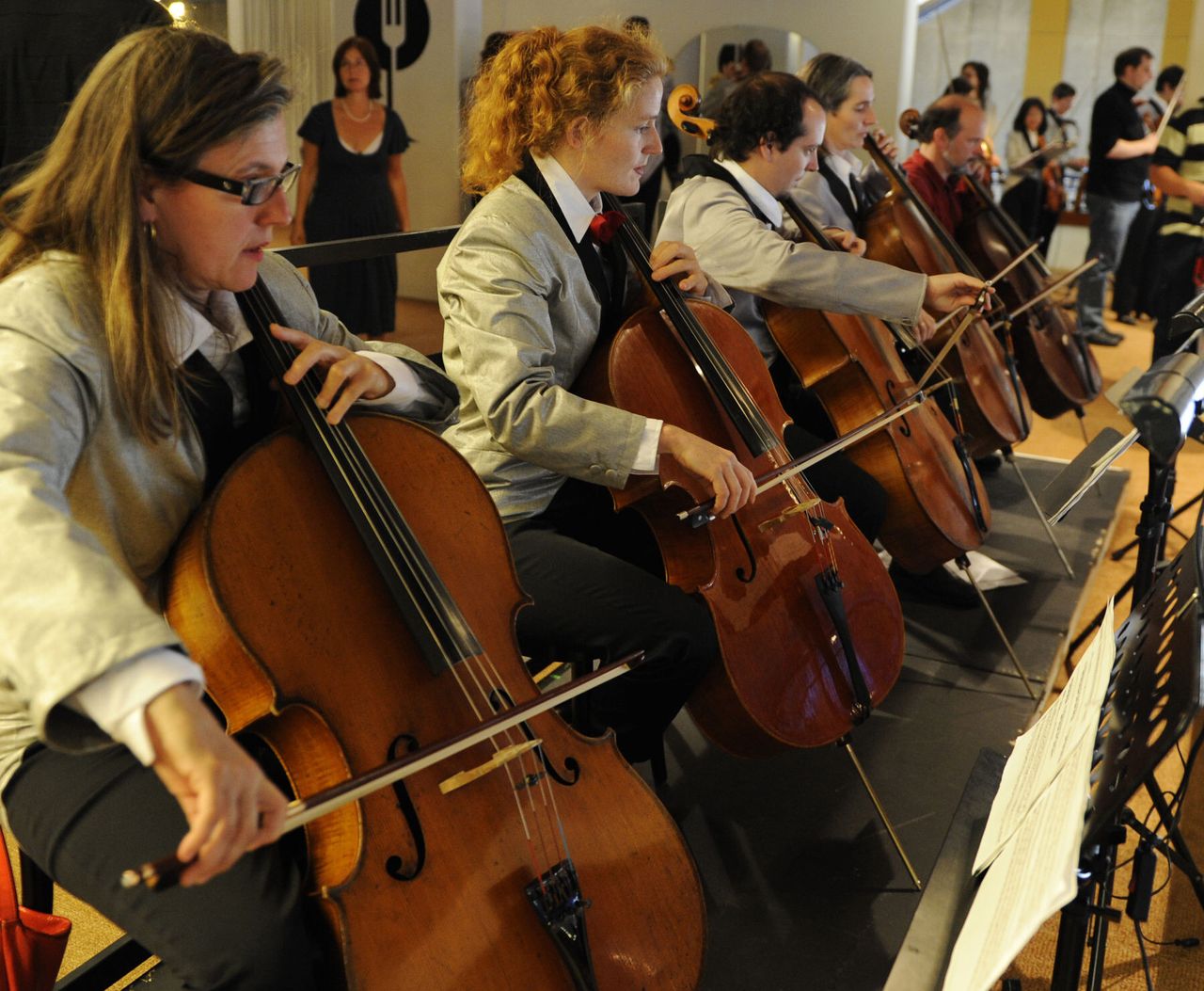 Matthew Barney and Jonathan Bepler’s “Guardian of the Veil," shown in 2007 as part of “Il Tempo del Postino,” a group show curated by Hans Ulrich Obrist and Philippe Parreno. (Photo: Peter Schnetz)