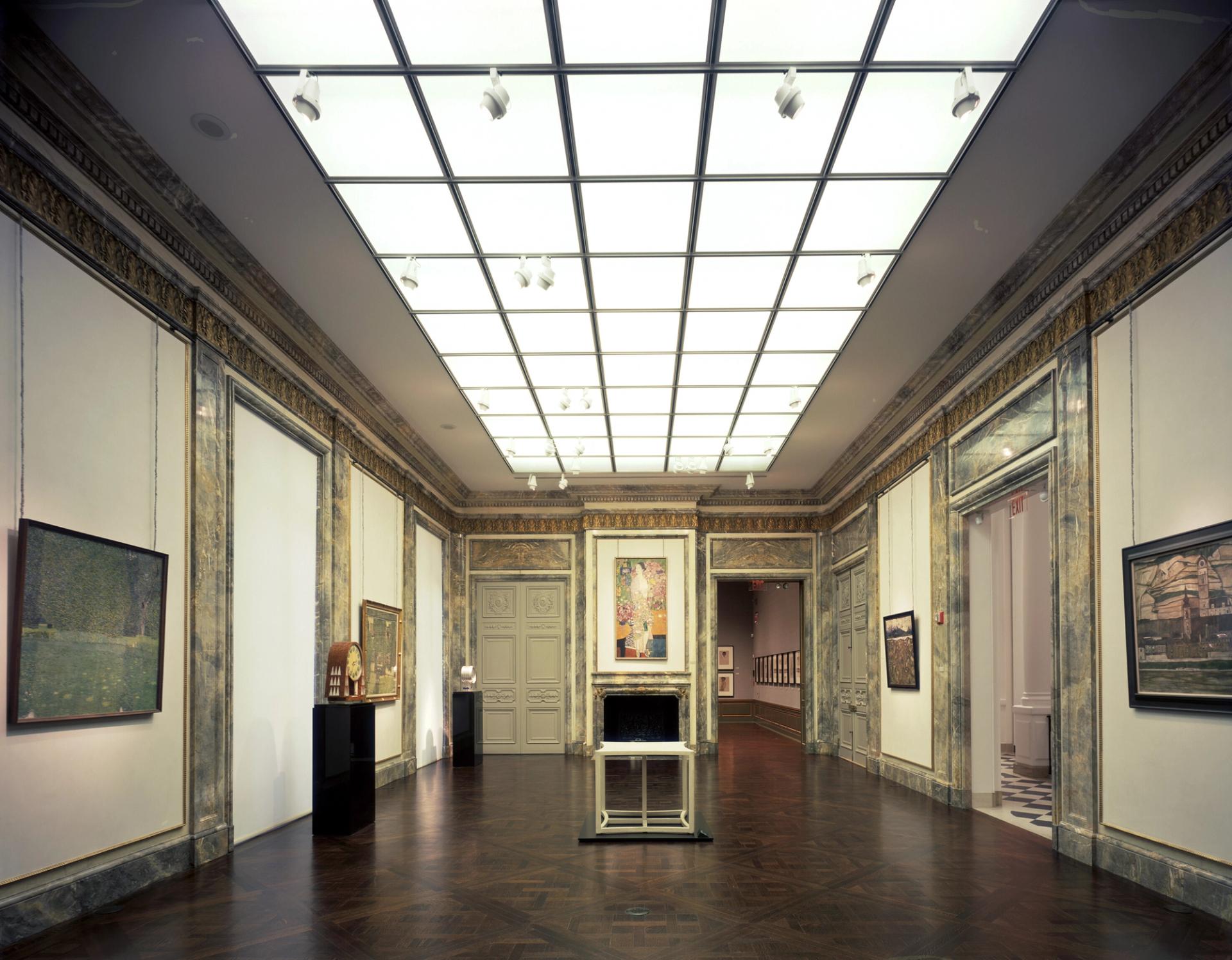 Interior view of Selldorf's design for the Neue Galerie. (Photo: Todd Eberle. Courtesy Selldorf Architects)