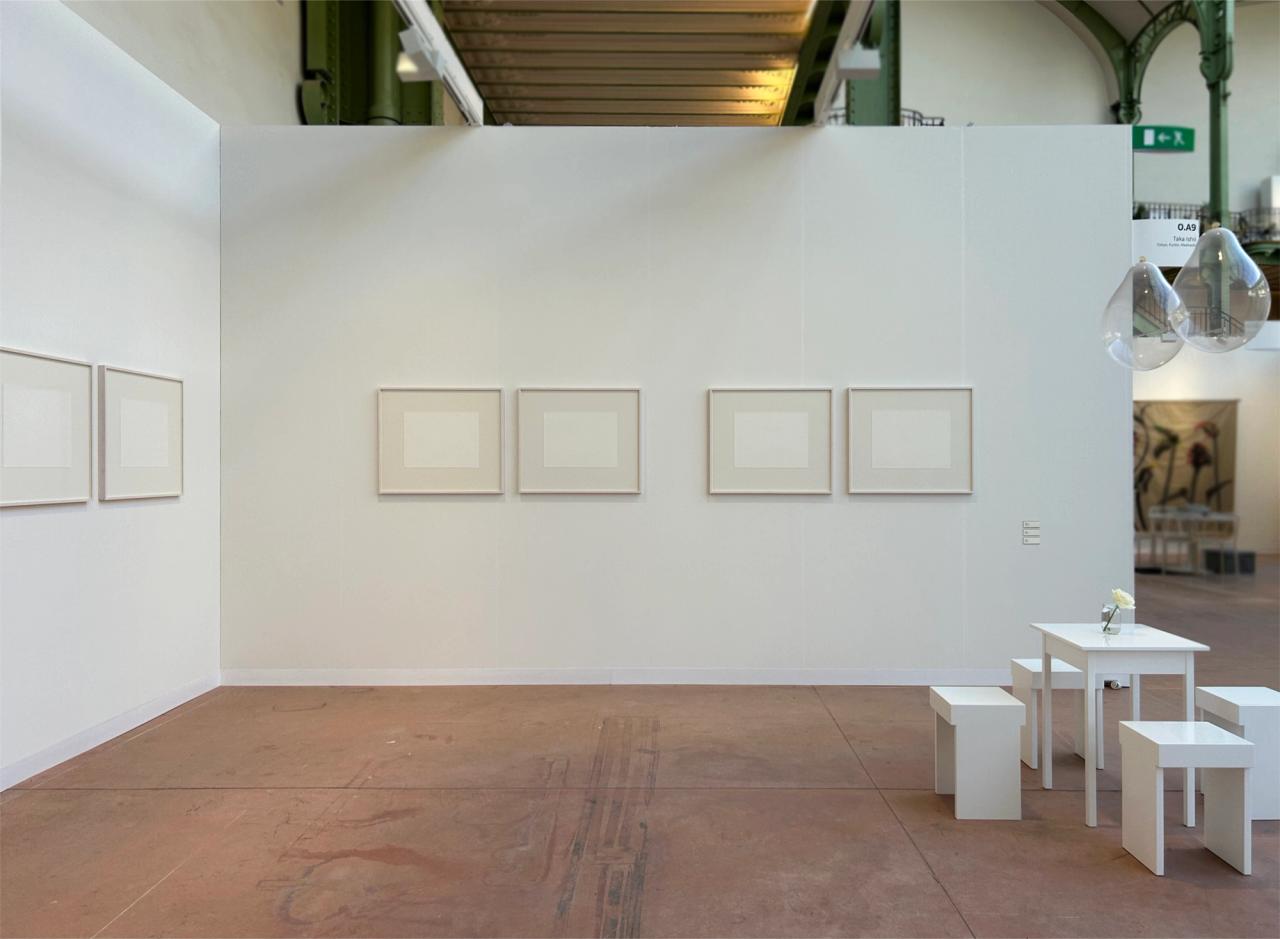 Taka Ishii Gallery’s presentation of Rei Naito’s “Two Lives” at Art Basel Paris 2025. (Courtesy Taka Ishii Gallery)