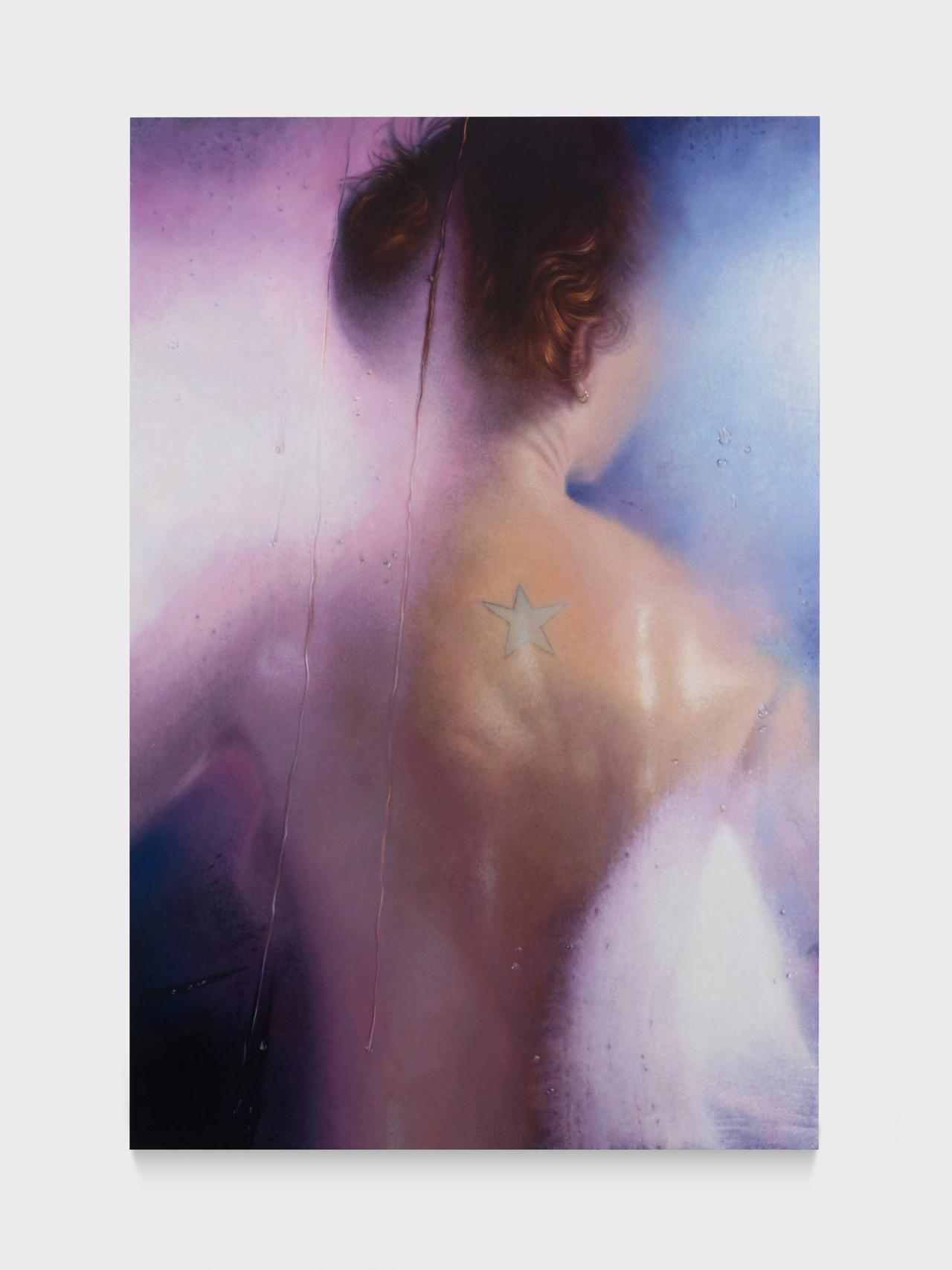 “Star Tattoo” (2020-21) from Minter’s “Bathers” series. (Courtesy the artist)