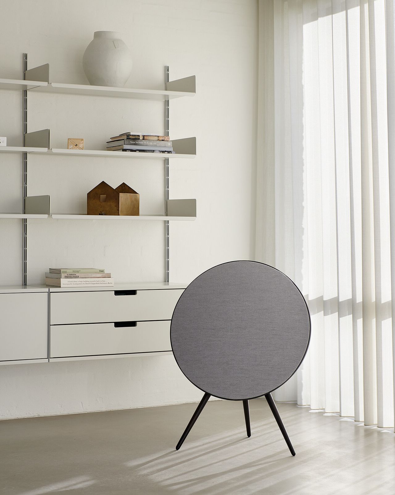 The Bang & Olufsen Beoplay A9, created in collaboration with Kvadrat. (Photo: Benjamin Lund. Courtesy Kvadrat)