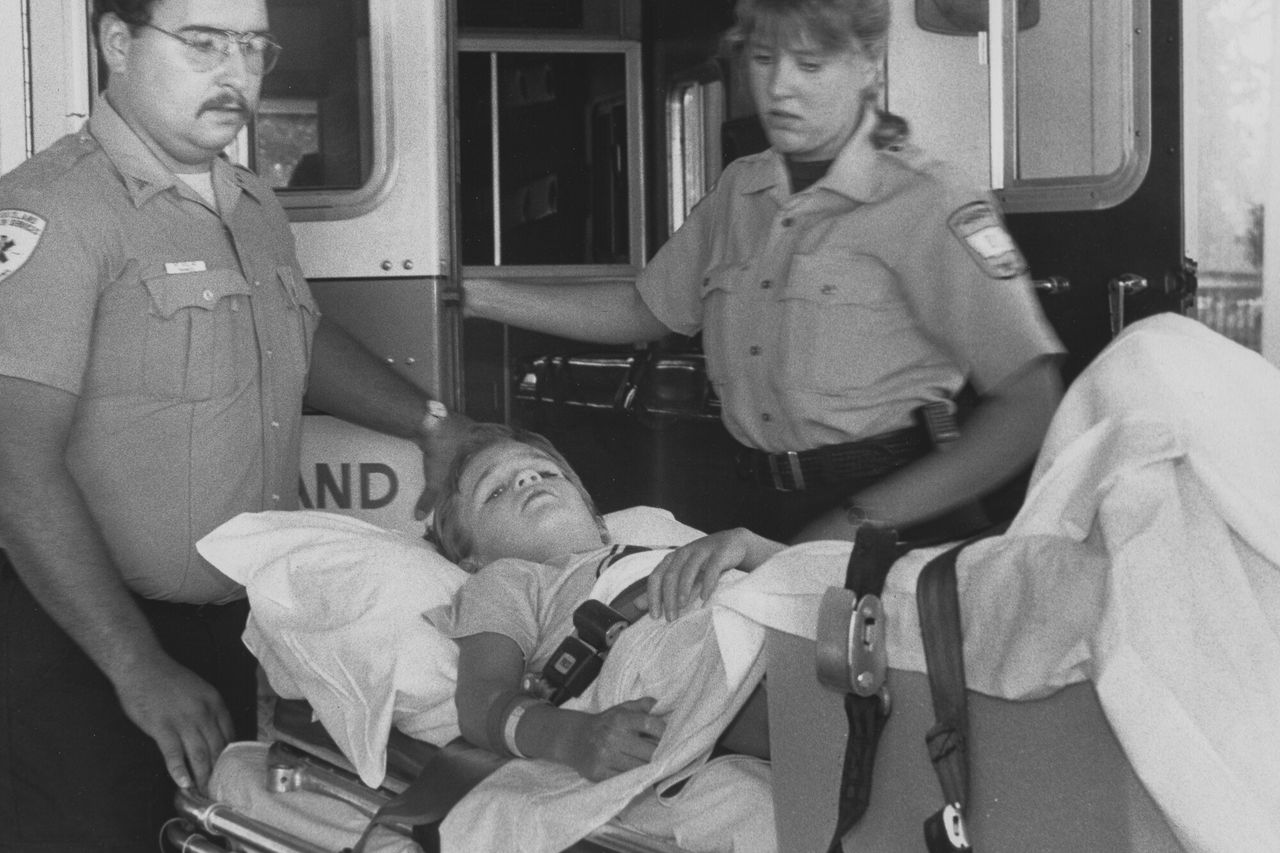 Bailey’s older brother, Brandon, at St. Luke’s Hospital in Sioux City, Iowa, pulled from the Sioux City Journal archive. (Photo: Mark Fageol. Courtesy Sioux City Journal)