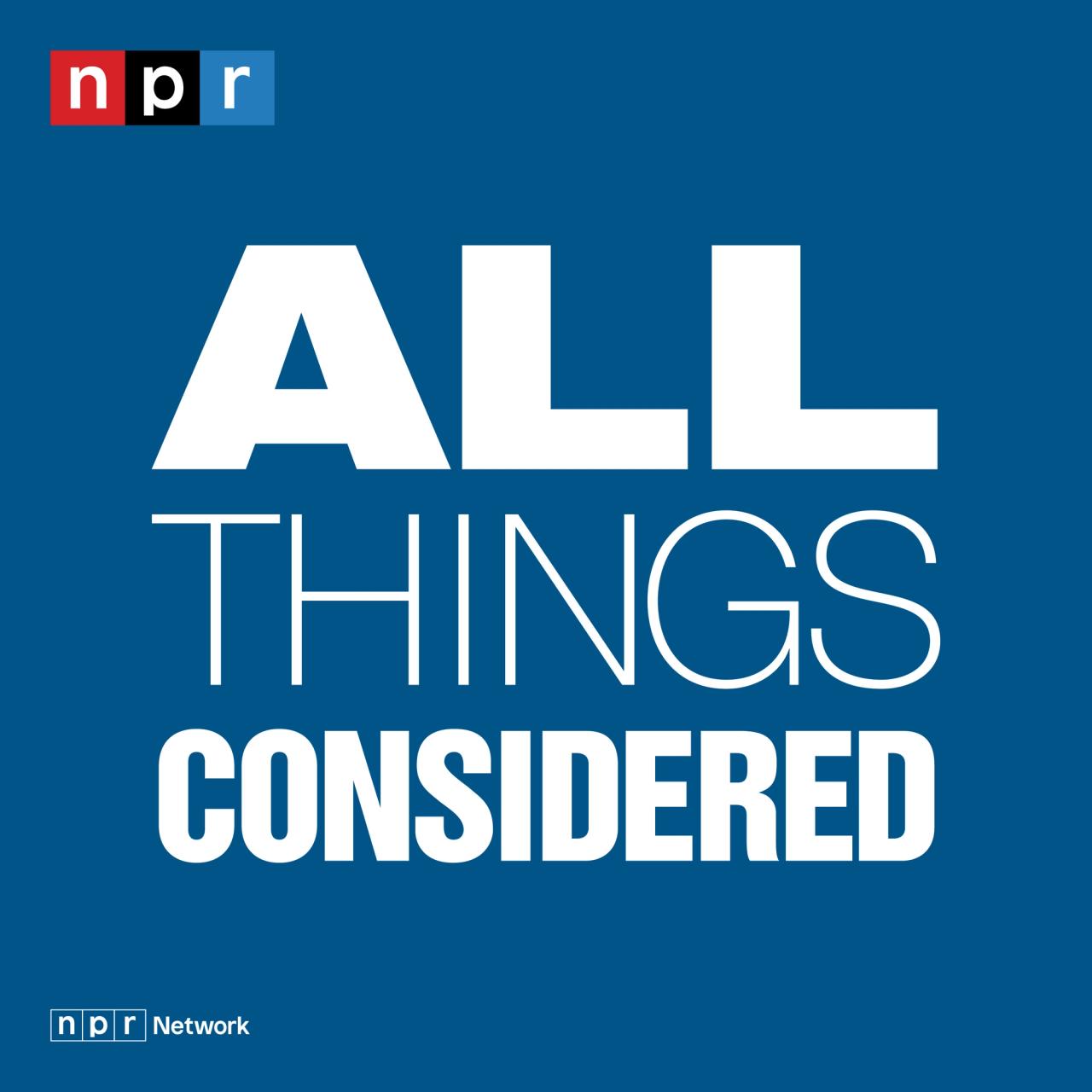 The All Things Considered podcast logo. (Courtesy NPR)