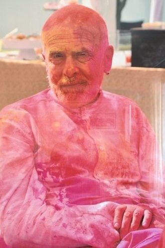 Clemente at a Holi celebration in 2019. (Courtesy Francesco Clemente)