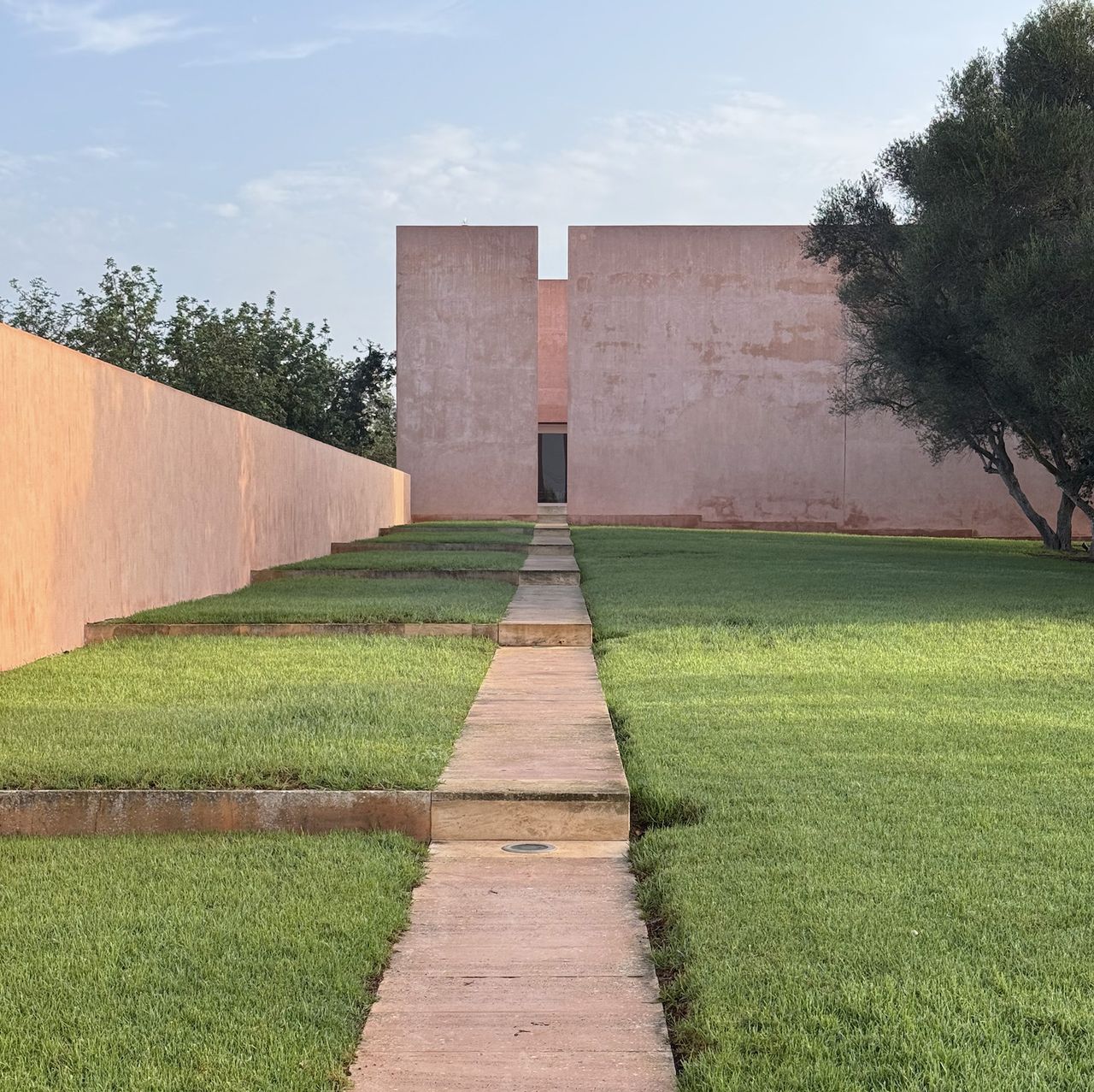 Neuendorf House in Mallorca, designed by Pawson in 1987, completed in 1989, and photographed by Pawson in 2024. (Courtesy John Pawson)