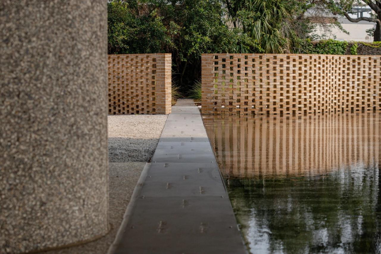 The African Ancestors Memorial Garden at the International African American Museum in Charleston, South Carolina. (Photo: Mike Habat. Courtesy Walter Hood)