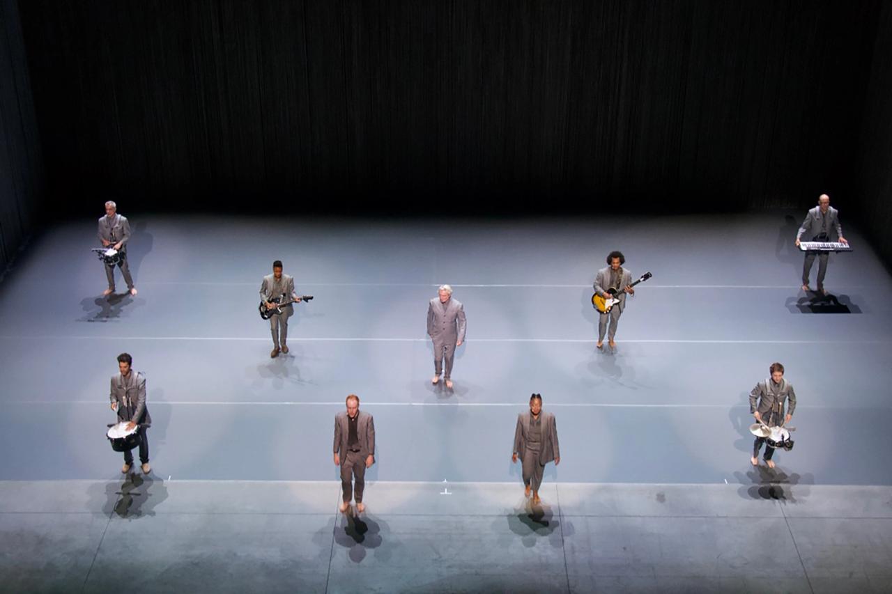 A view of David Byrne’s musical American Utopia (2020). (Courtesy Annie-B Parson)