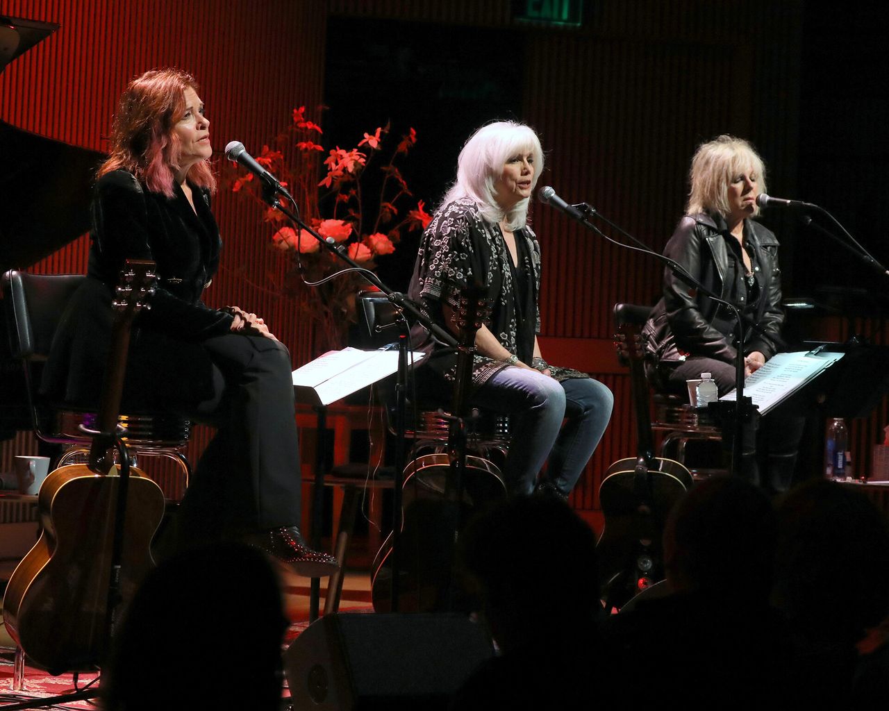 Rosanne Cash sings with Emmylou Harris and Lucinda Williams