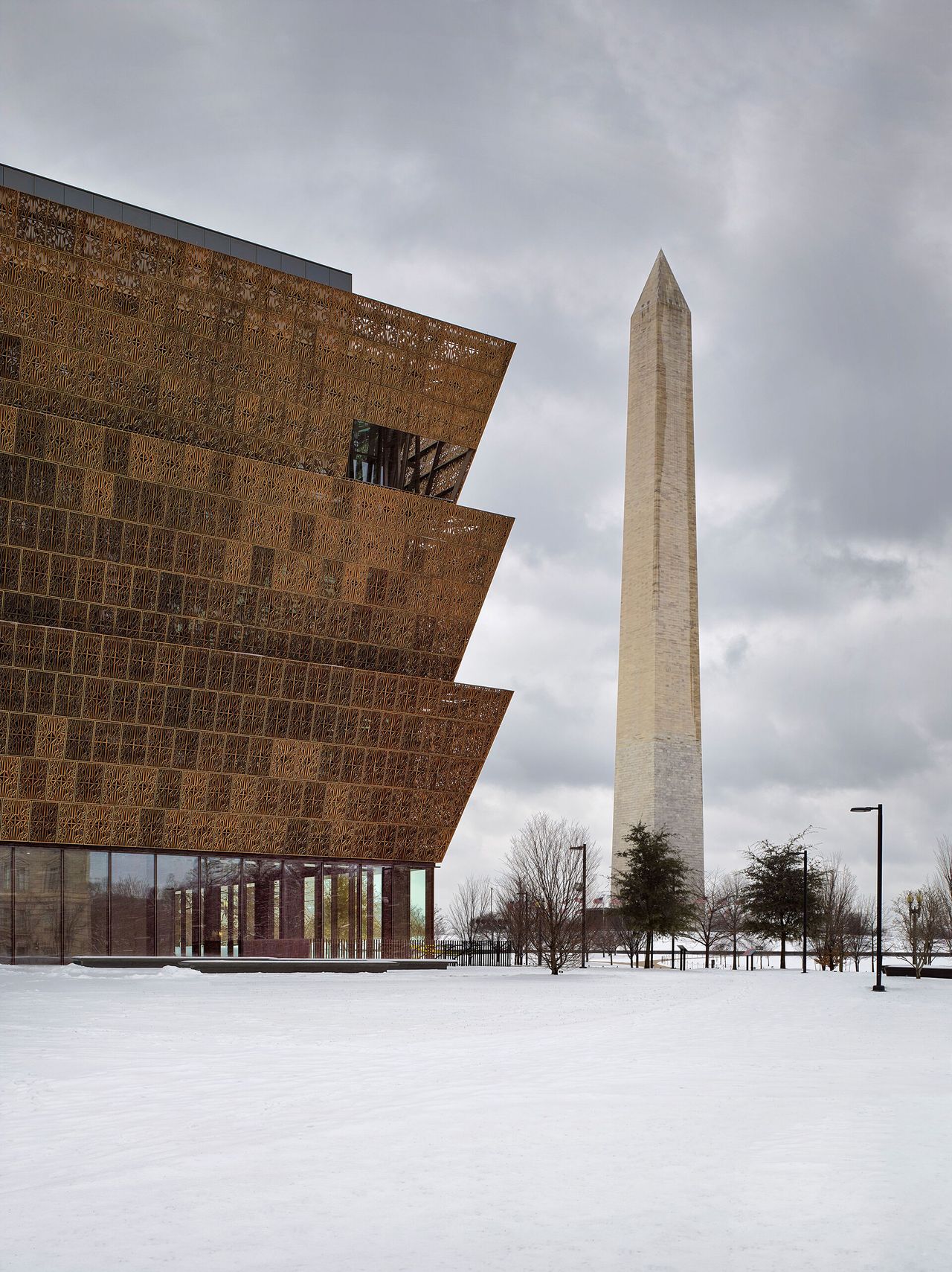 The facade of Smithsonian National Museum of African American History and Culture. (Photo: Alan Karchmer; Courtesy the Smithsonian National Museum of African American History and Culture.)