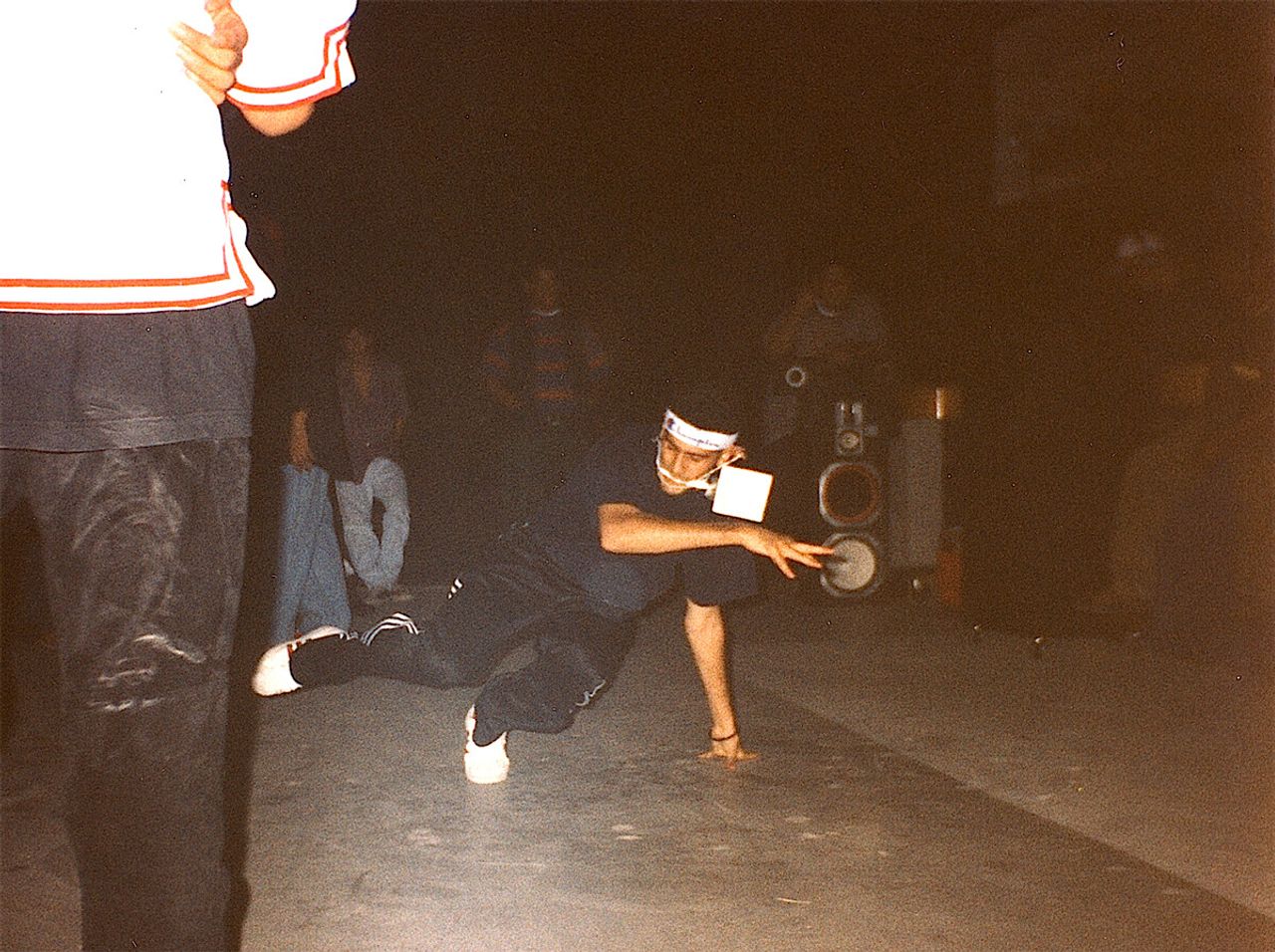 Parlá breakdancing in the late ’80s as “Ease.” (Courtesy José Parlá)