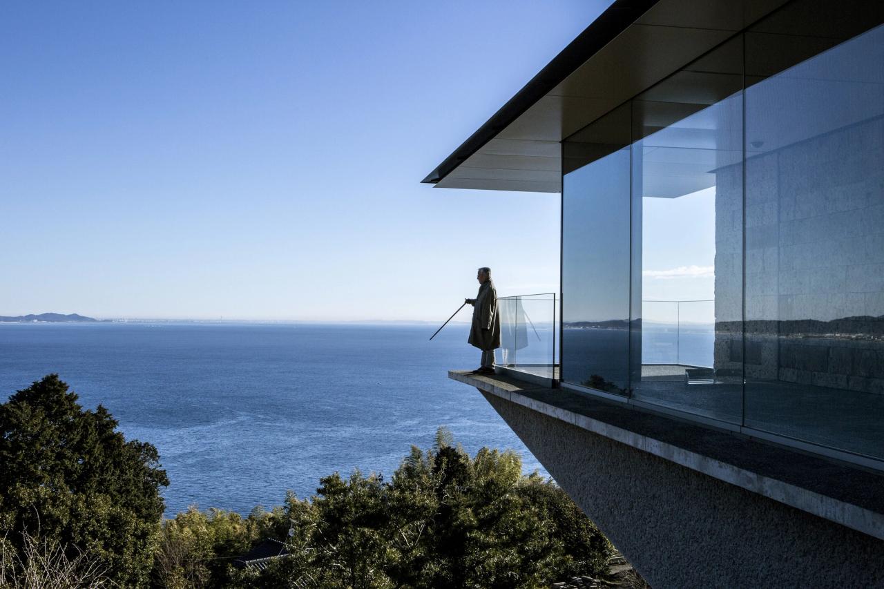 View of the Enoura Observatory in Odawara, Japan, designed by Sugimoto. (Courtesy Hiroshi Sugimoto)