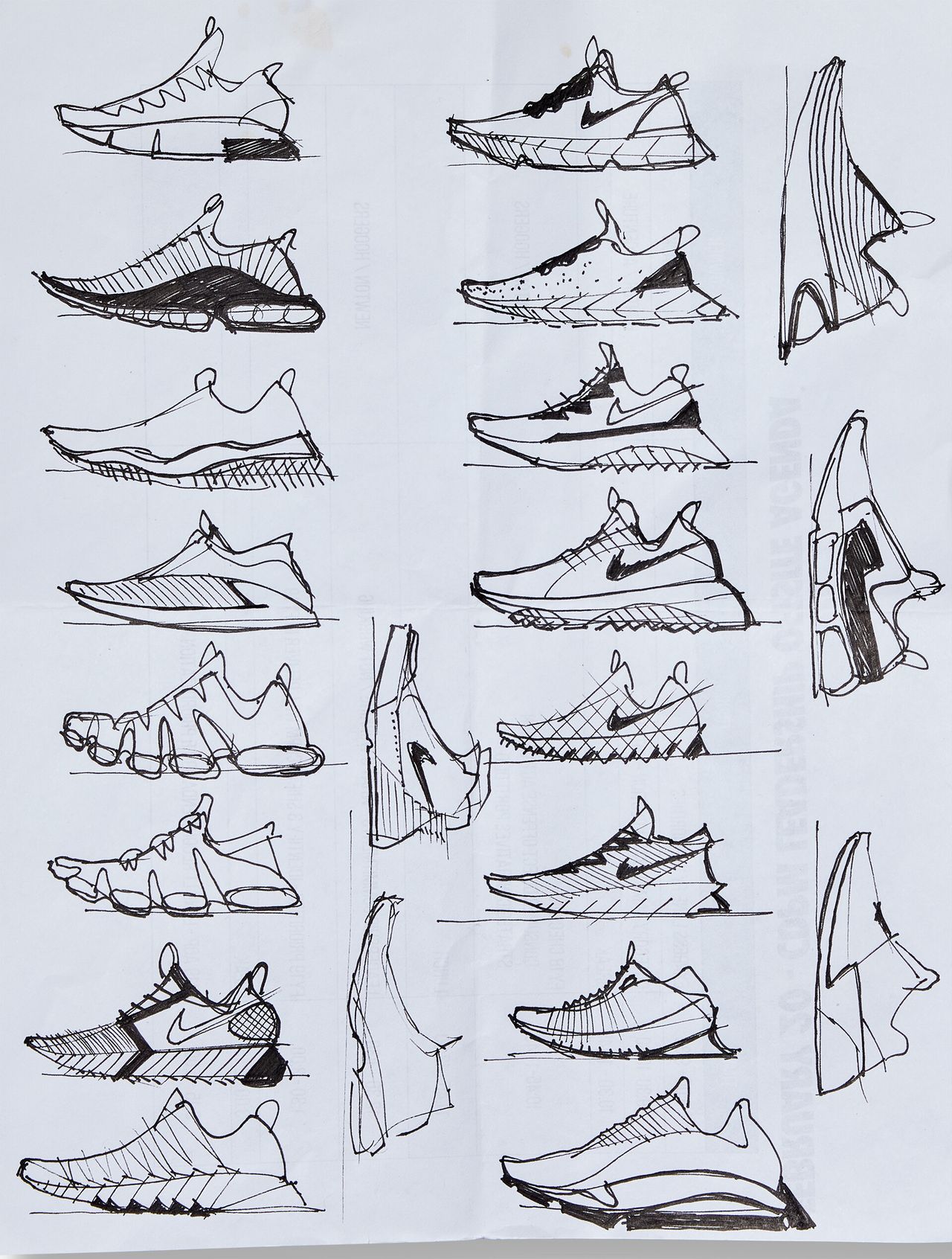 A recent page from Hoke's sketchbook. (Courtesy John Hoke)