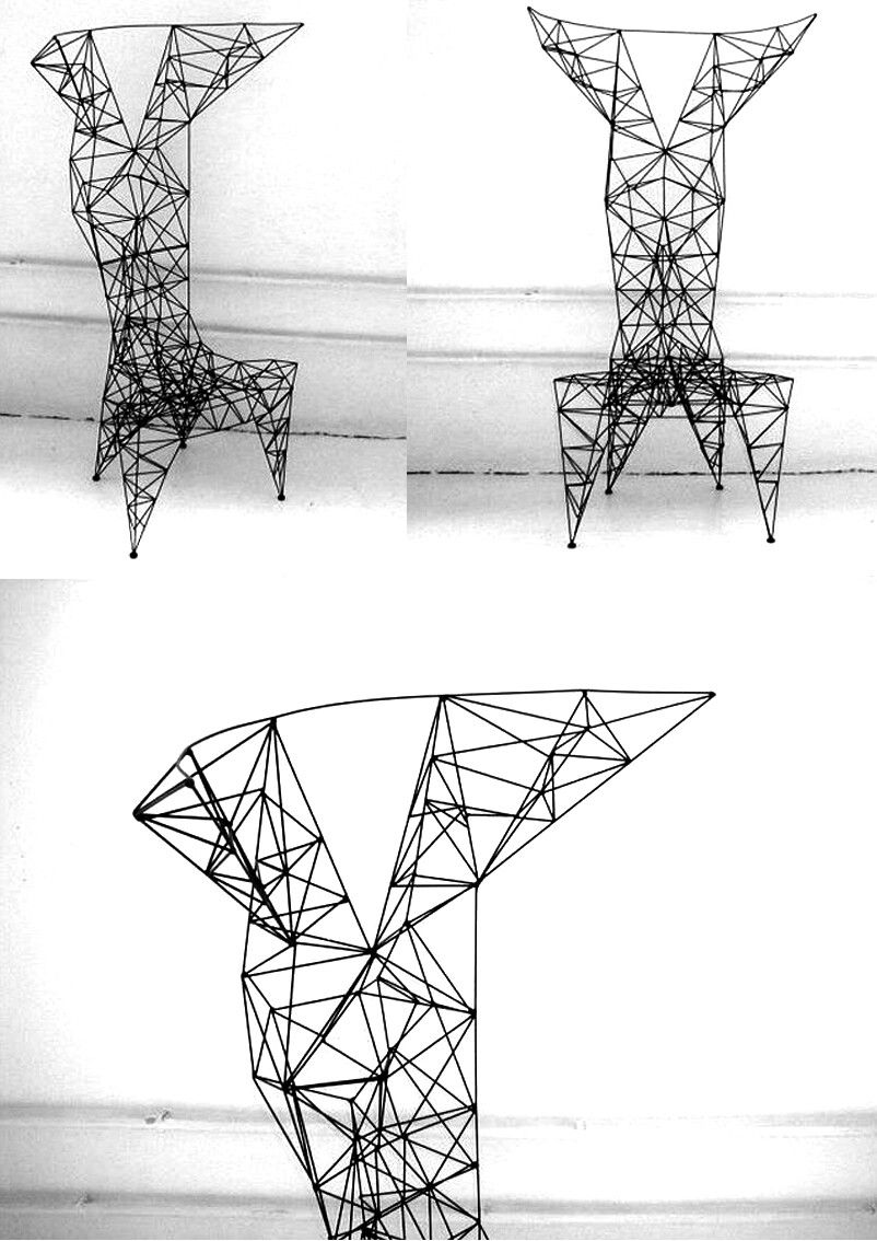 Views of the Pylon Chair, designed by Dixon in collaboration with Cappellini. (Courtesy Tom Dixon)