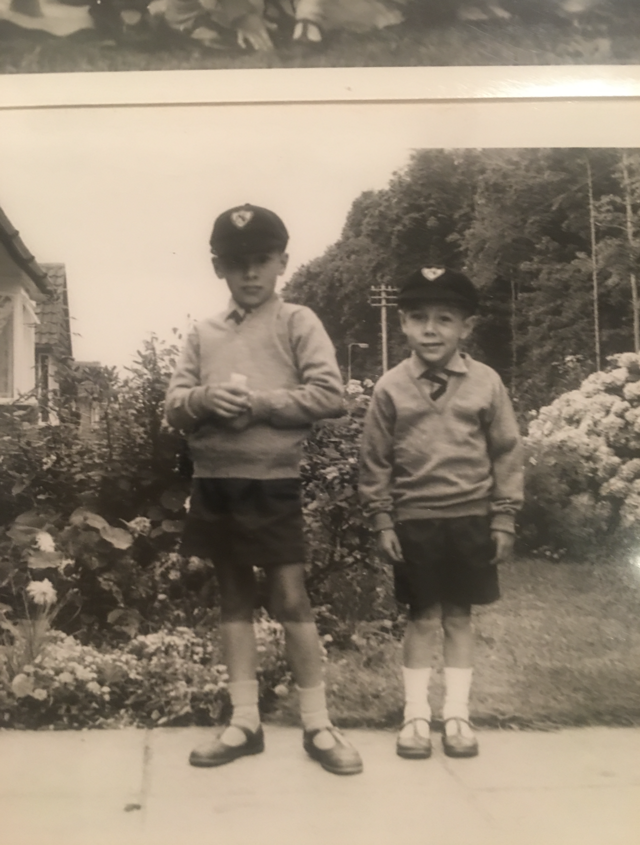 Gladwell (right) during his childhood in Canada. (Courtesy Malcolm Gladwell)
