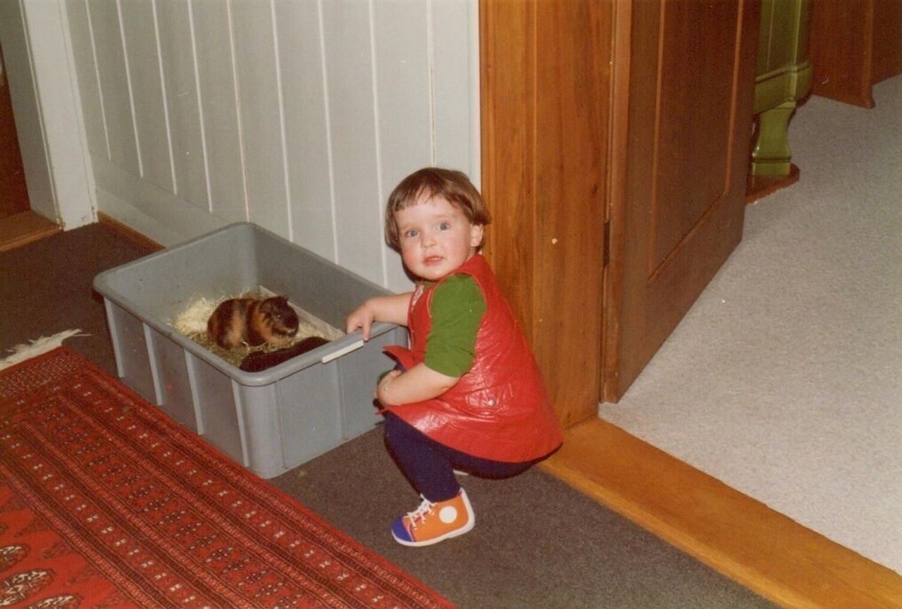 Eisenberg as a child, growing up in Switzerland. (Courtesy Tina Roth Eisenberg)