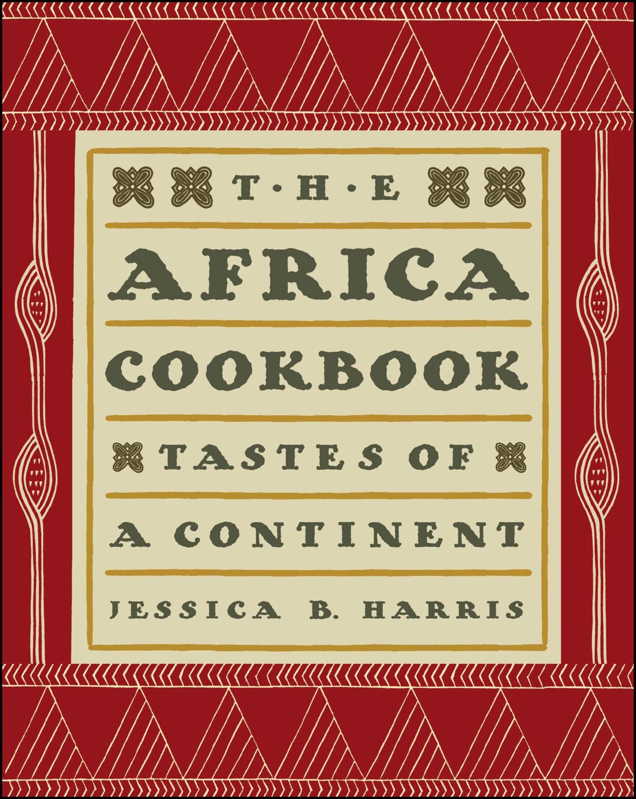 Cover of The Africa Cookbook (1998) by Jessica B. Harris. (Courtesy Simon & Schuster)