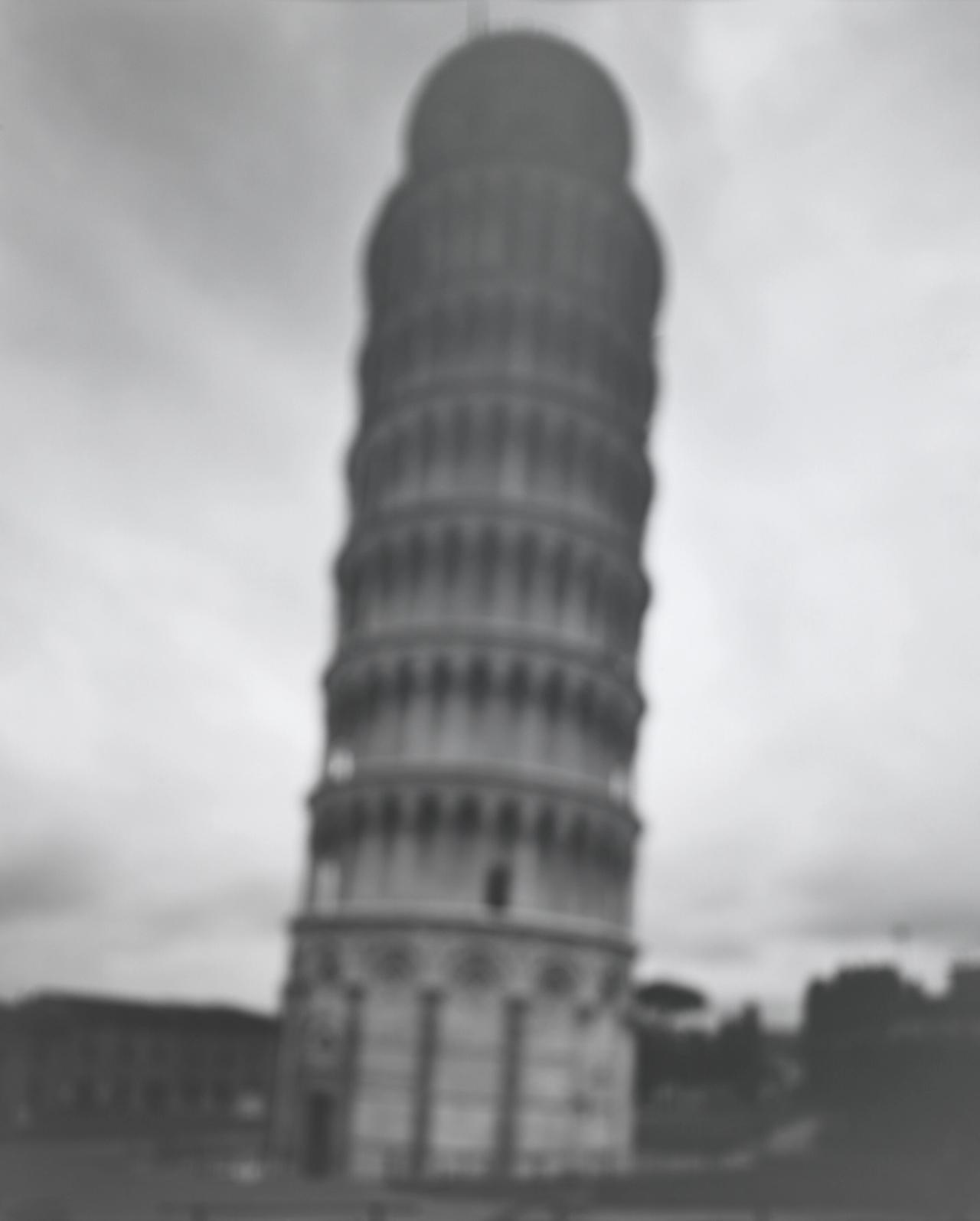 “Leaning Tower of Pisa” (2014) by Sugimoto. (Courtesy Hiroshi Sugimoto)