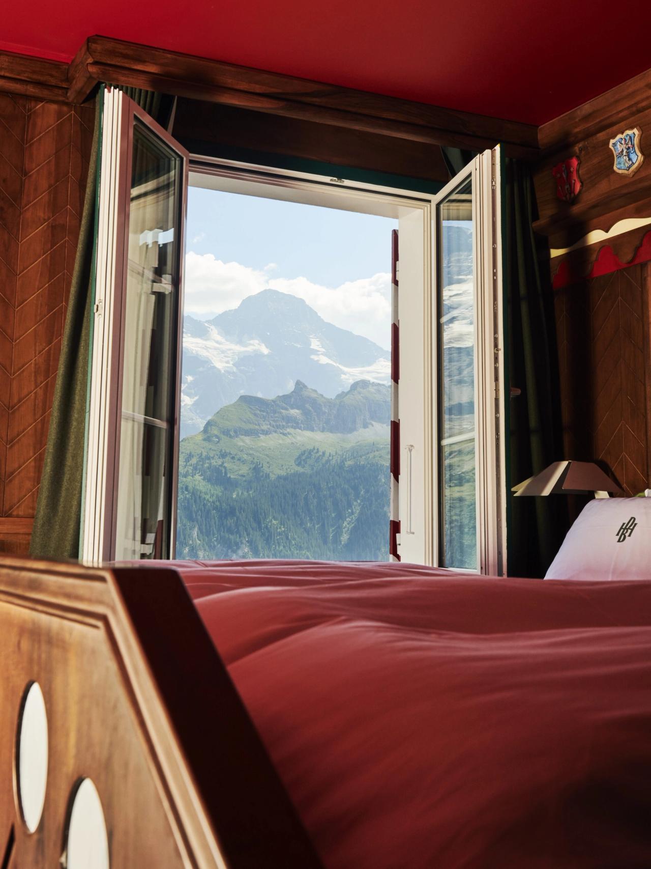 A view from a guest room at Hotel Drei Berge. (Courtesy Ramdane Touhami)