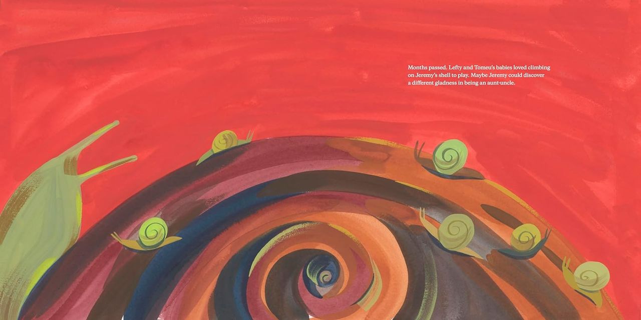 Illustration by Ping Zhu from Popova’s The Snail with the Right Heart: A True Story (2021). (Courtesy Enchanted Lion Books)