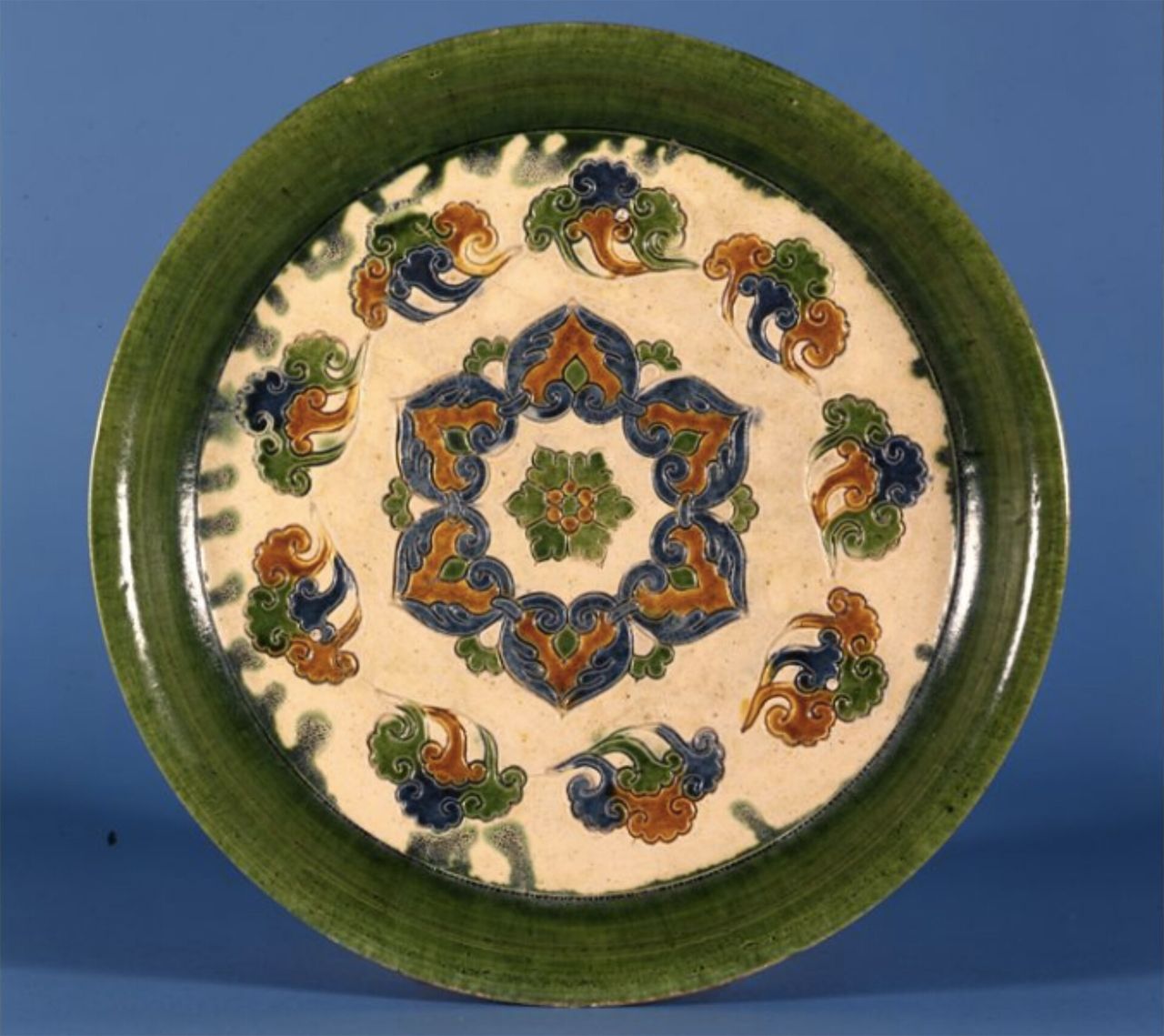 The ceramic sancai pot from Adamson’s history of Chinese ceramics course at Harvard.