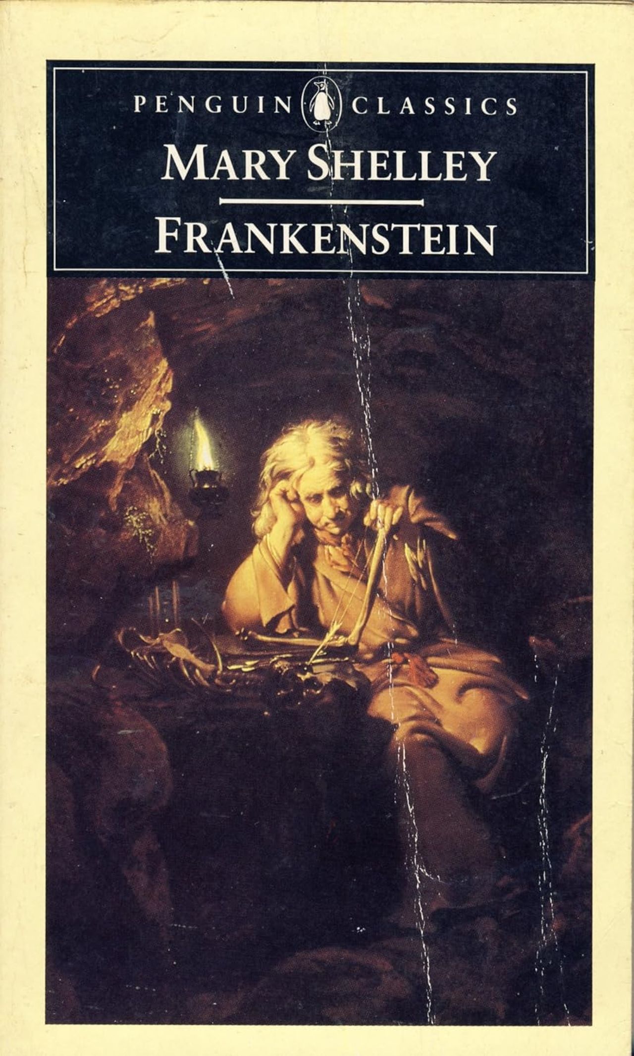 Cover of Mary Shelley’s Frankenstein (1818). (Courtesy Penguin Classics)
