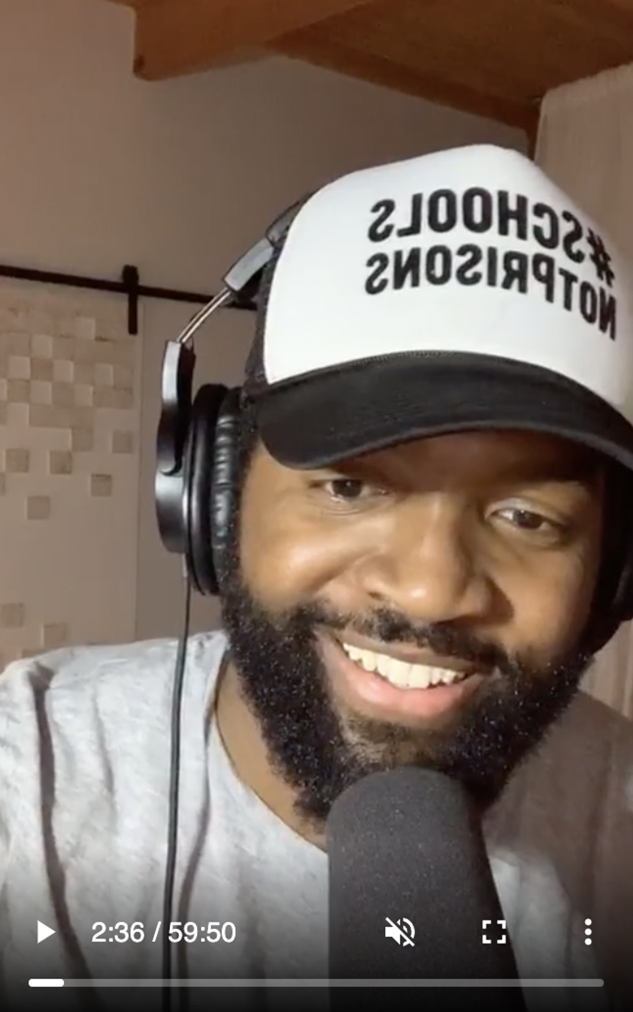 A screenshot from one of Thurston’s Instragram livestreams in 2020 during the beginning of the Covid-19 pandemic. (Courtesy Baratunde Thurston)