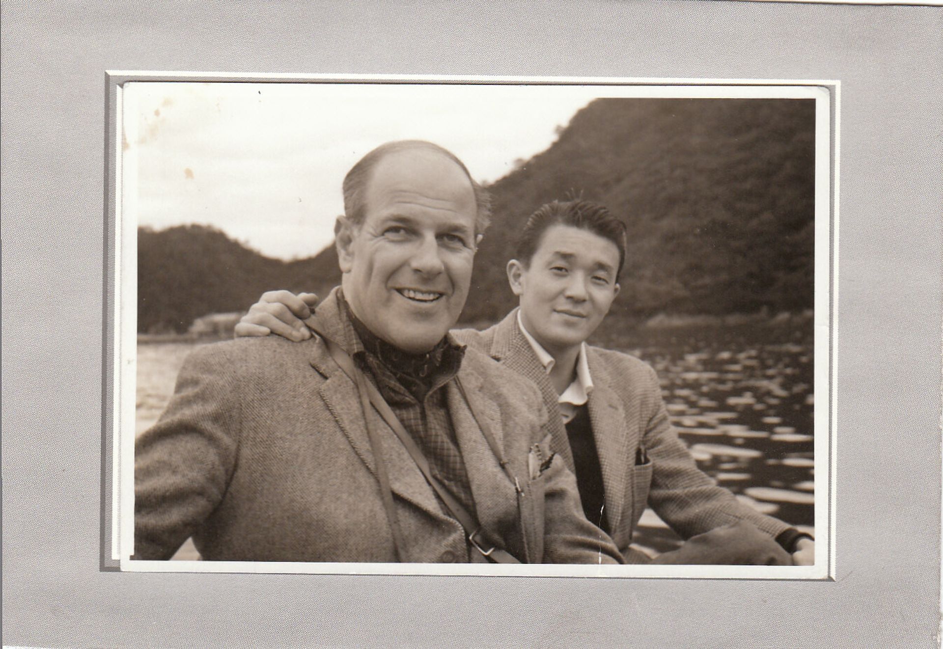 De Waal’s great uncle Iggie with his partner, Jiro Sugiyama. (Courtesy Edmund de Waal)