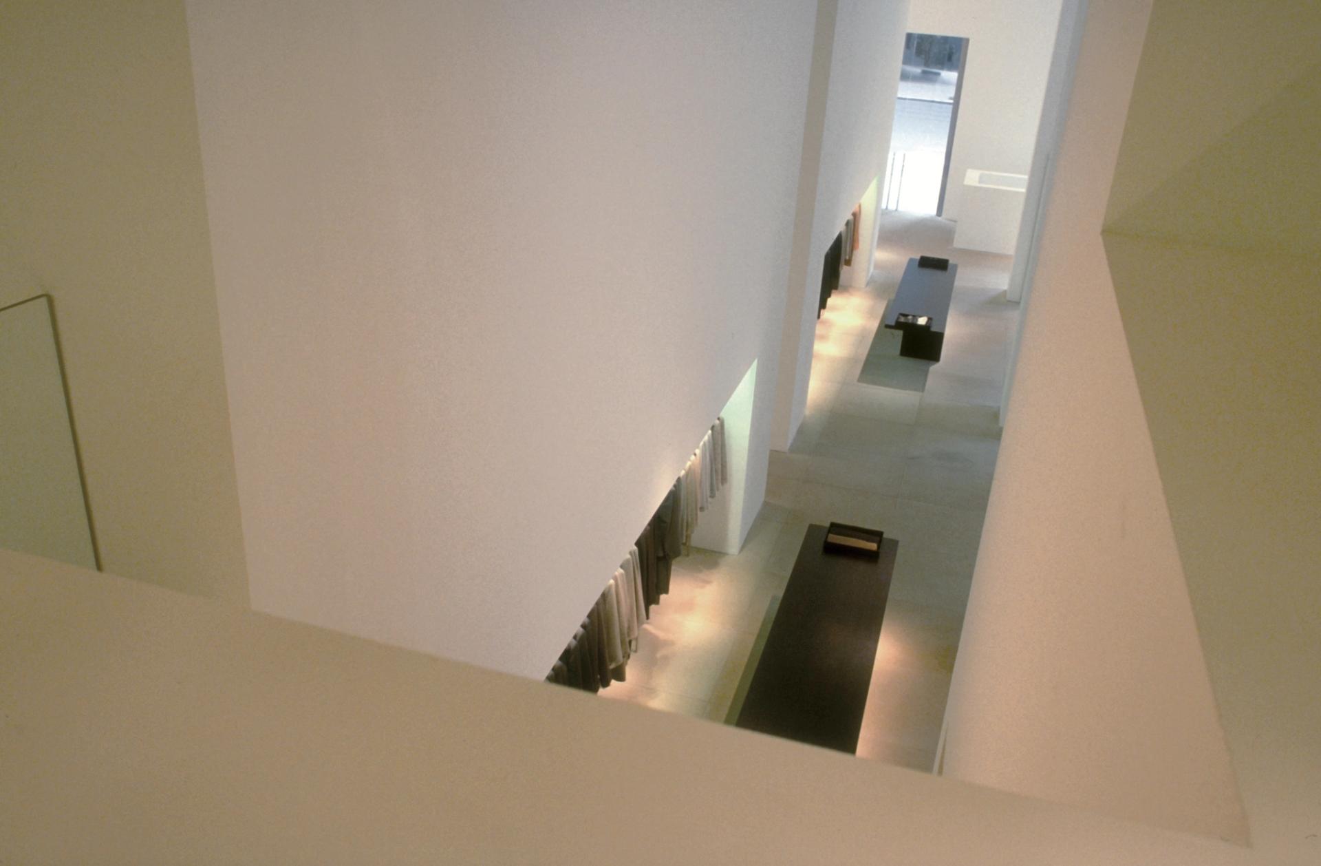 An interior view of the Pawson-designed Calvin Klein Collections store on Madison Avenue in New York in 1995. (Photo: Christoph Kicherer. Courtesy John Pawson)