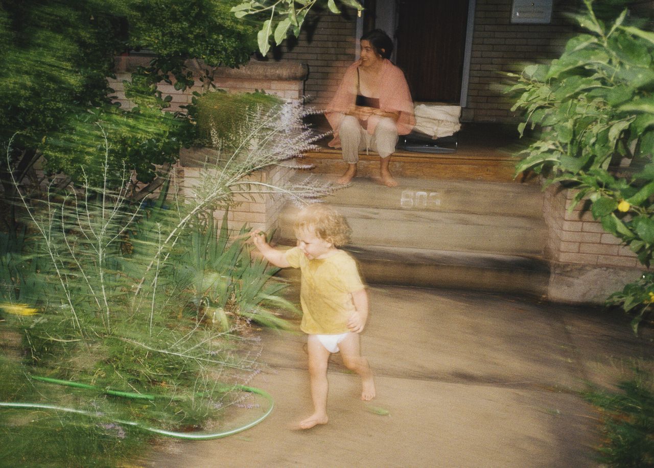 Bailey’s wife, Emma, and their son, Bennett, in his ongoing series “Son Pictures.” (Courtesy Trent Davis Bailey)