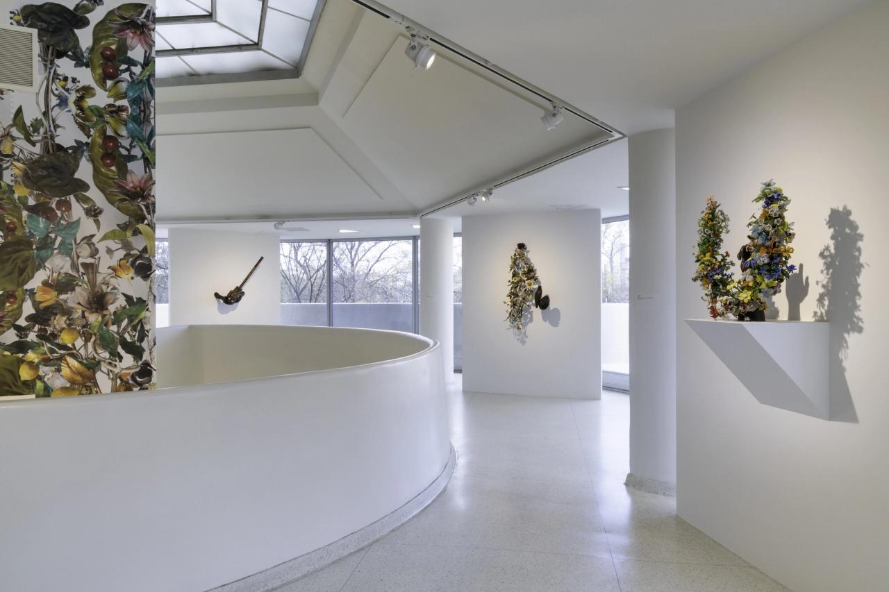 Installation view of “Nick Cave: Forothermore” at the Solomon R. Guggenheim Museum in New York. (Photo: Midge Wattles. Courtesy the Solomon R. Guggenheim Foundation)