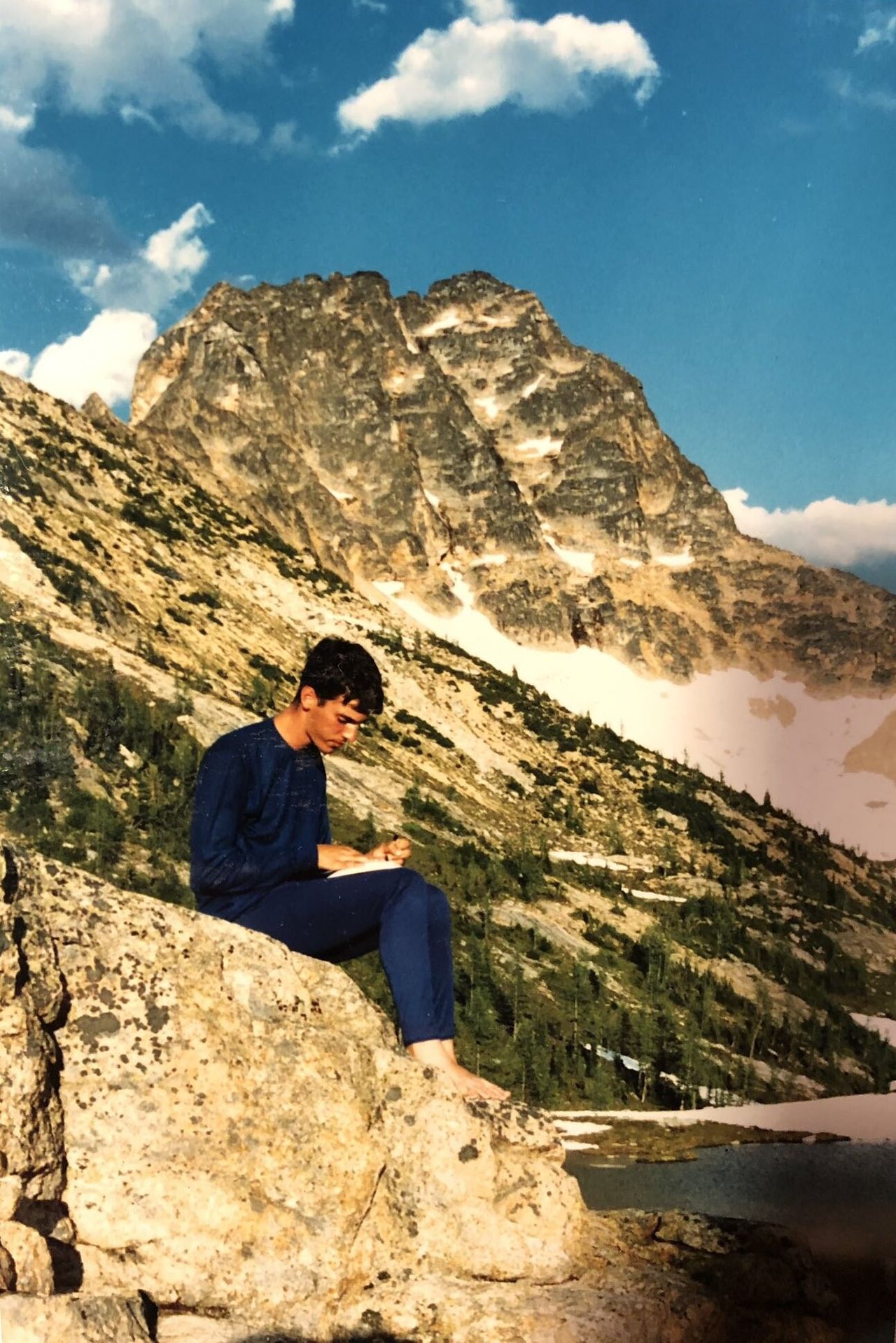 Shapiro while on a camping trip in 1996. (Courtesy Ari Shapiro)