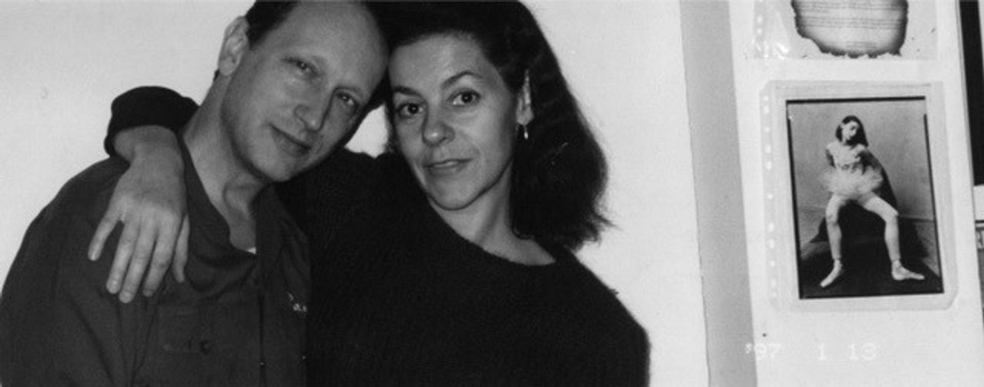 Parson and Lazar in 2002. (Courtesy Annie-B Parson)