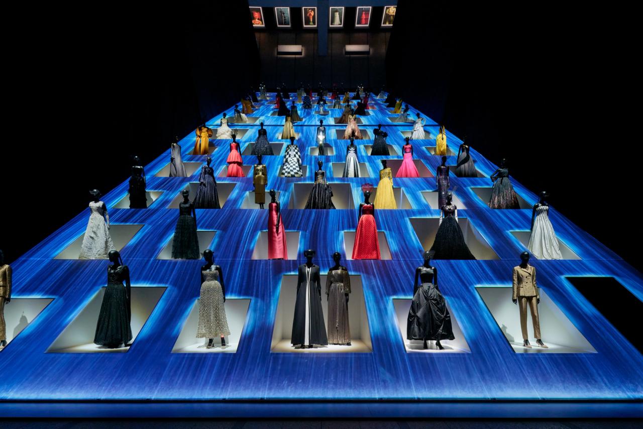 A view of the 2022 "Christian Dior: Designer of Dreams" exhibition at the Museum of Contemporary Art in Tokyo, Japan. (Photo: Daici Ano/Courtesy Dior)