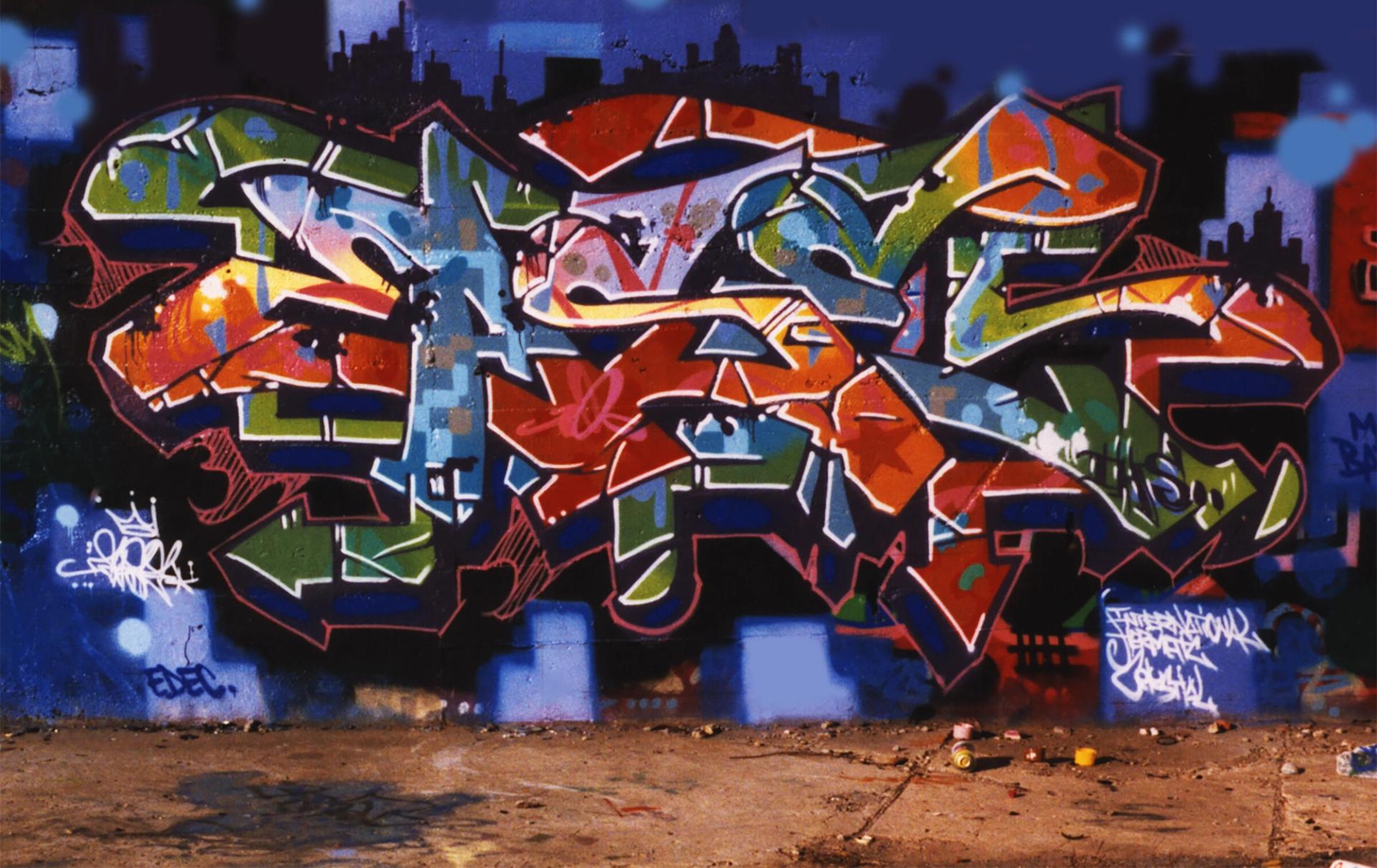 An aerosol work Parlá created in 1994 under his nickname “Ease.” (Courtesy the artist)