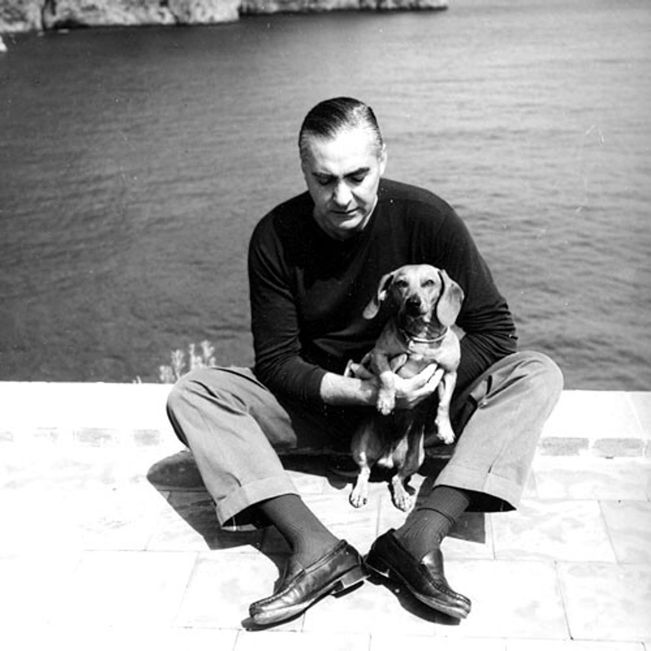 Writer Curzio Malaparte. (Photo: Maurizio Serra)