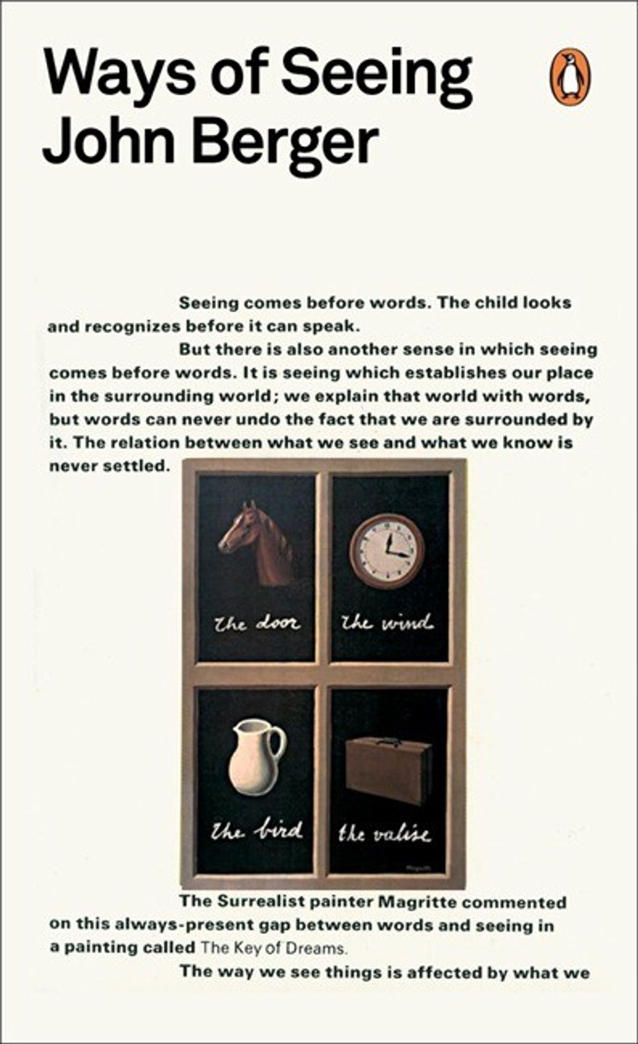 Cover of Ways of Seeing (2008) by John Berger. (Courtesy Penguin Books)