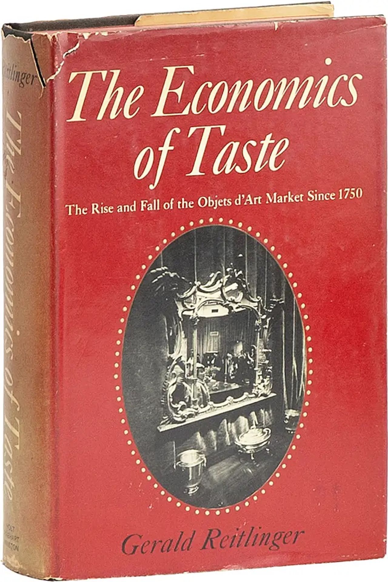 Cover of The Economics of Taste by Gerald Reitlinger (1965). (Courtesy Holt, Rinehart and Winston)
