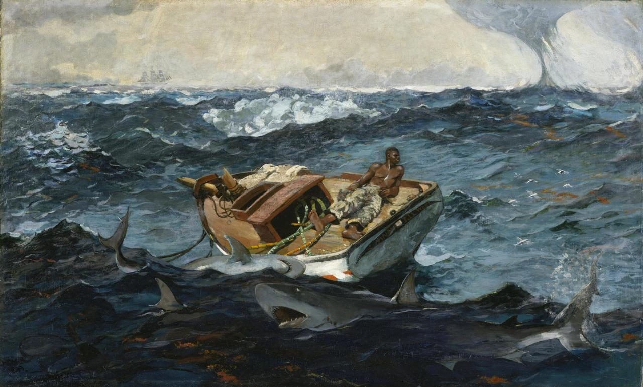 The Gulf Stream (1899) by Winslow Homer. (Courtesy the Metropolitan Museum of Art)