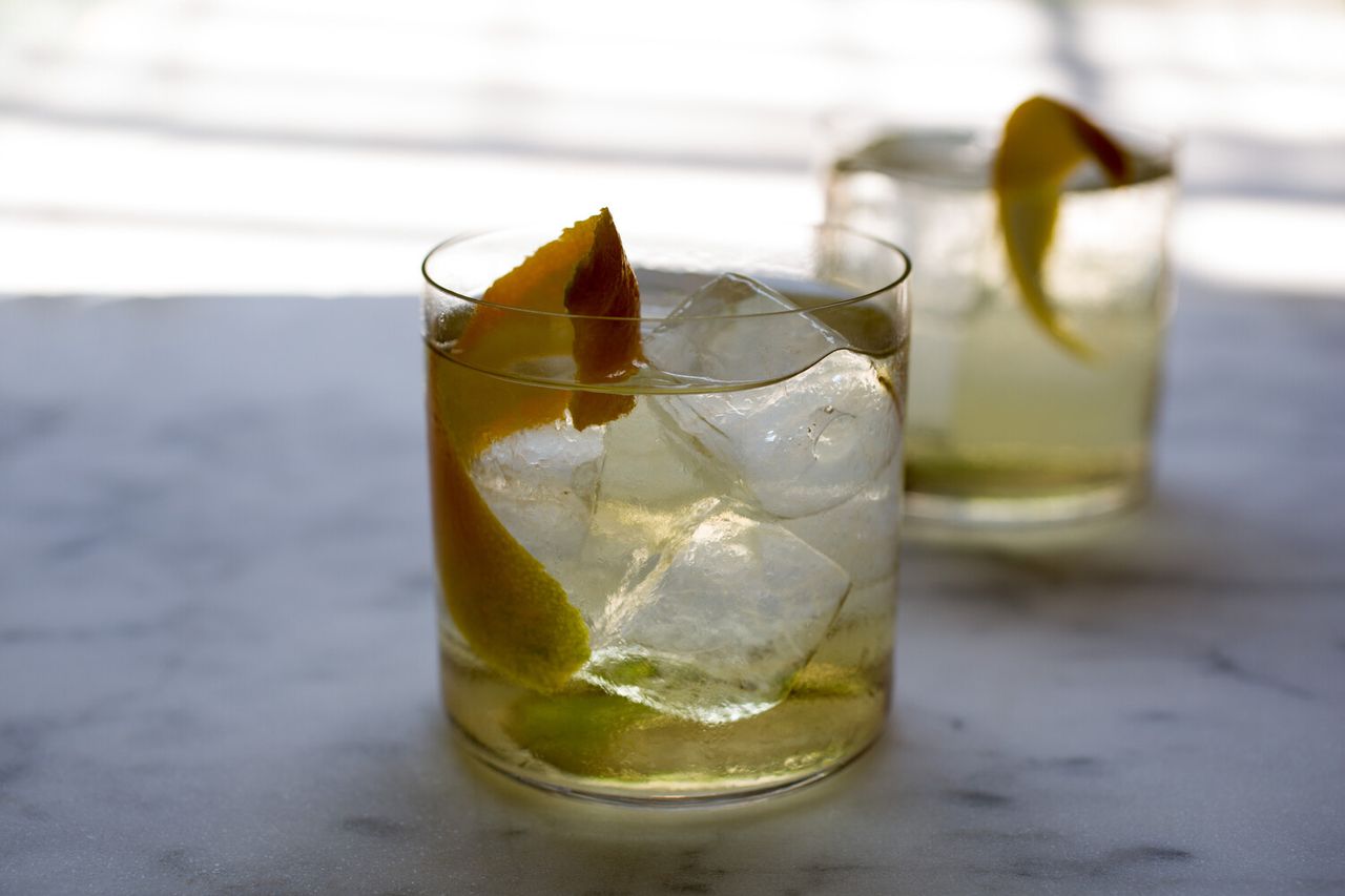 A white negroni at I Sodi. (Courtesy Rita Sodi)