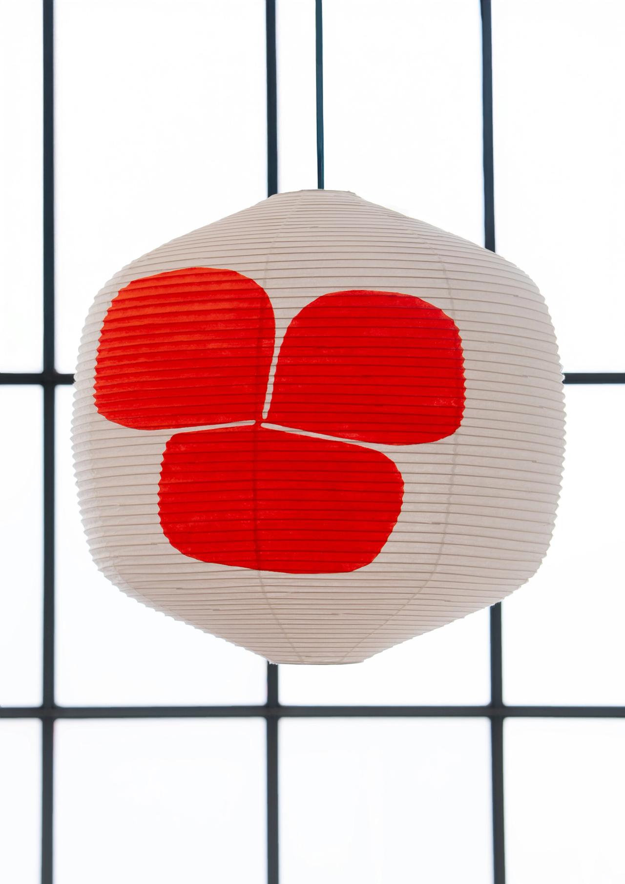 A Barber Osgerby hand-painted limited-edition Marker lantern (2025) crafted by Ozeki & Co. (Courtesy Barber Osgerby Studio)