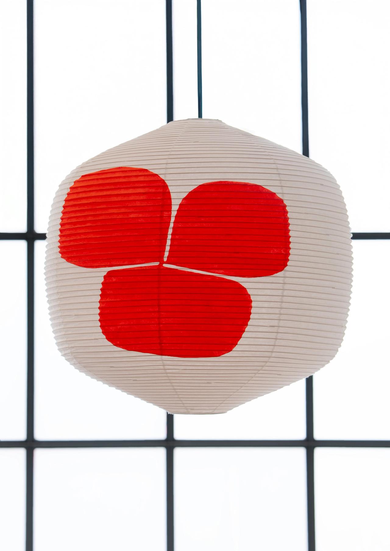 A Barber Osgerby hand-painted limited-edition Marker lantern (2025) crafted by Ozeki & Co. (Courtesy Barber Osgerby Studio)