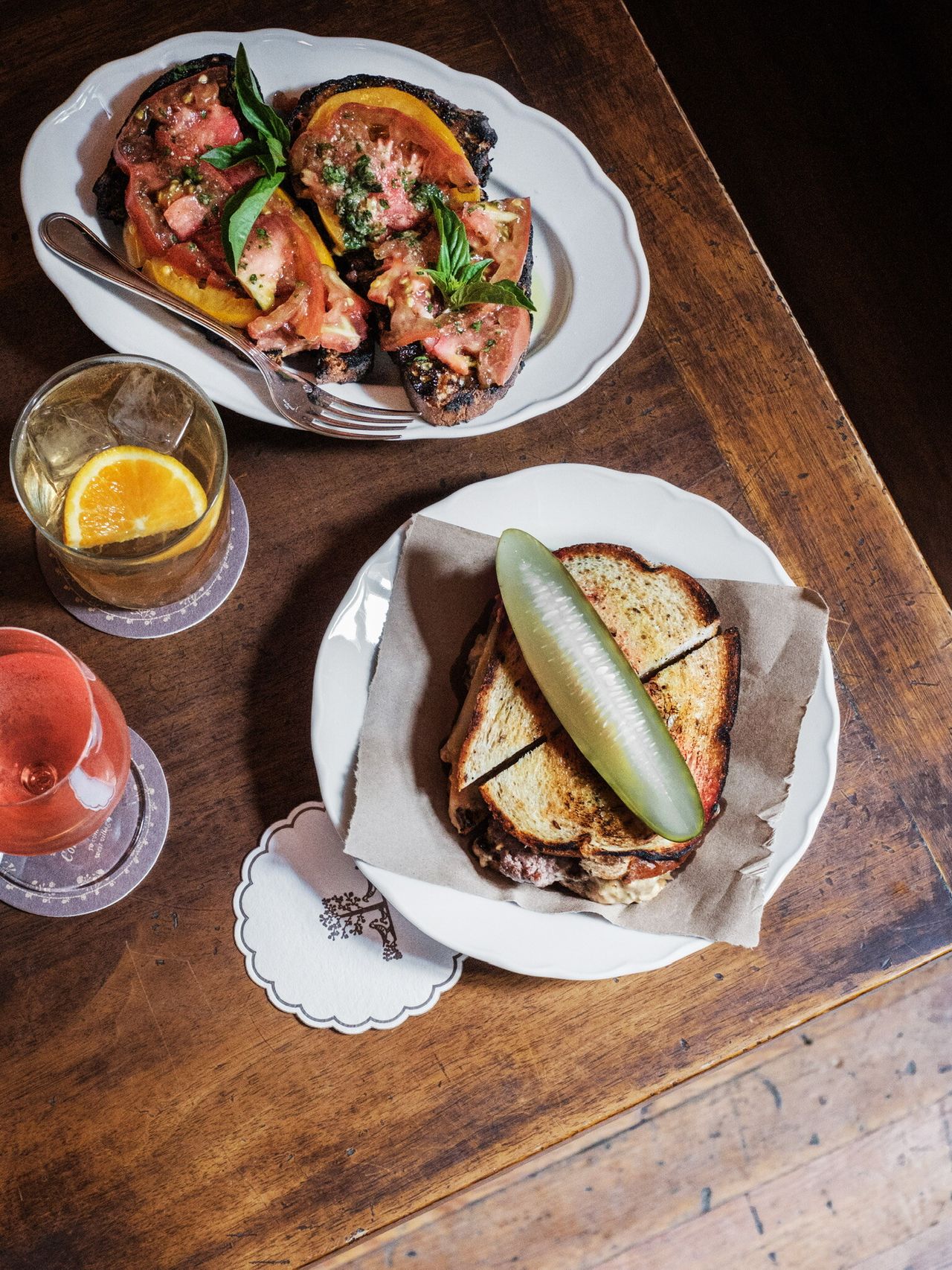 Dishes from the menu at Via Carota. (Photo: Ian Gittler. Courtesy Rita Sodi)