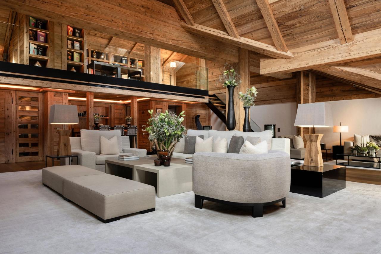 The penthouse residence at The Alpina Gstaad. (©The Alpina Gstaad)