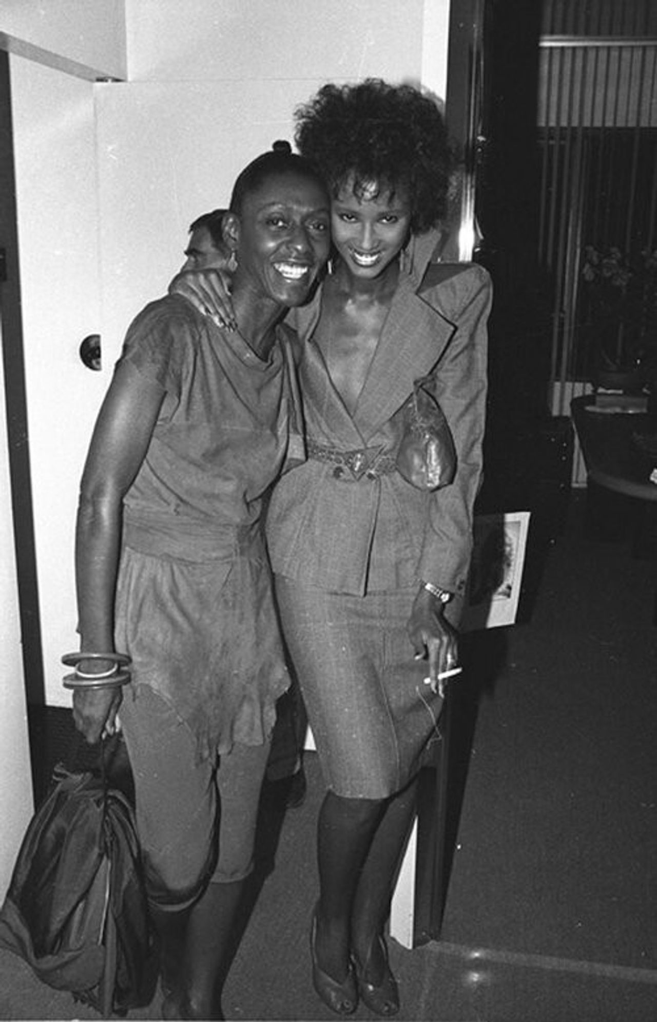 Hardison (left) at a party in 1977. (Photo: Dustin Pittman. Courtesy Bethann Hardison)