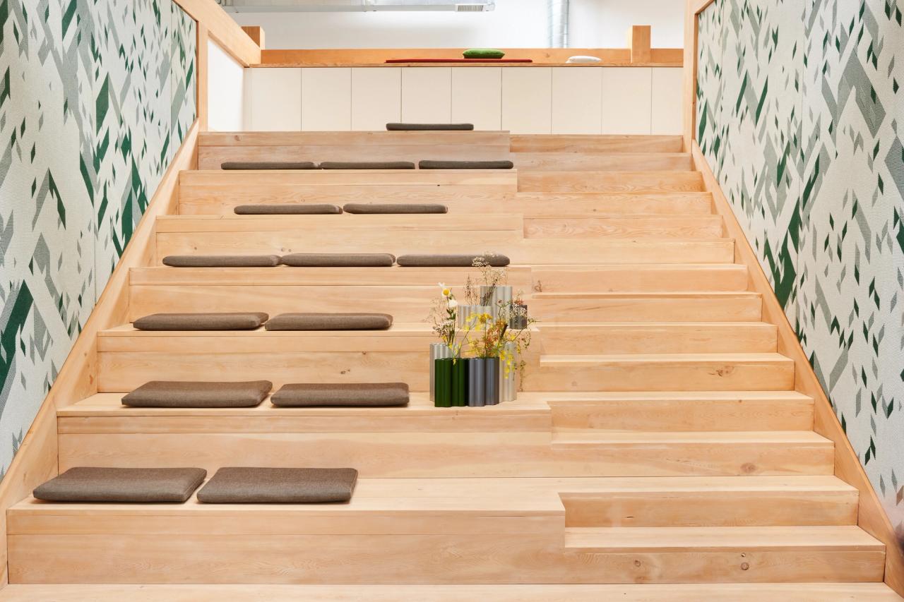 Kvadrat’s Los Angeles showroom, built on a concept that Ronan and Erwan Bouroullec created for Kvadrat’s flagship showrooms in Copenhagen and Stockholm. (Courtesy Kvadrat)