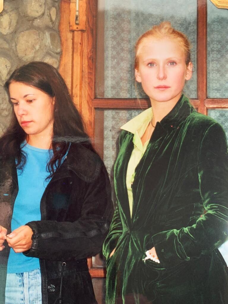 Kwade in Hanover, Germany, in her youth. (Courtesy Alicja Kwade)