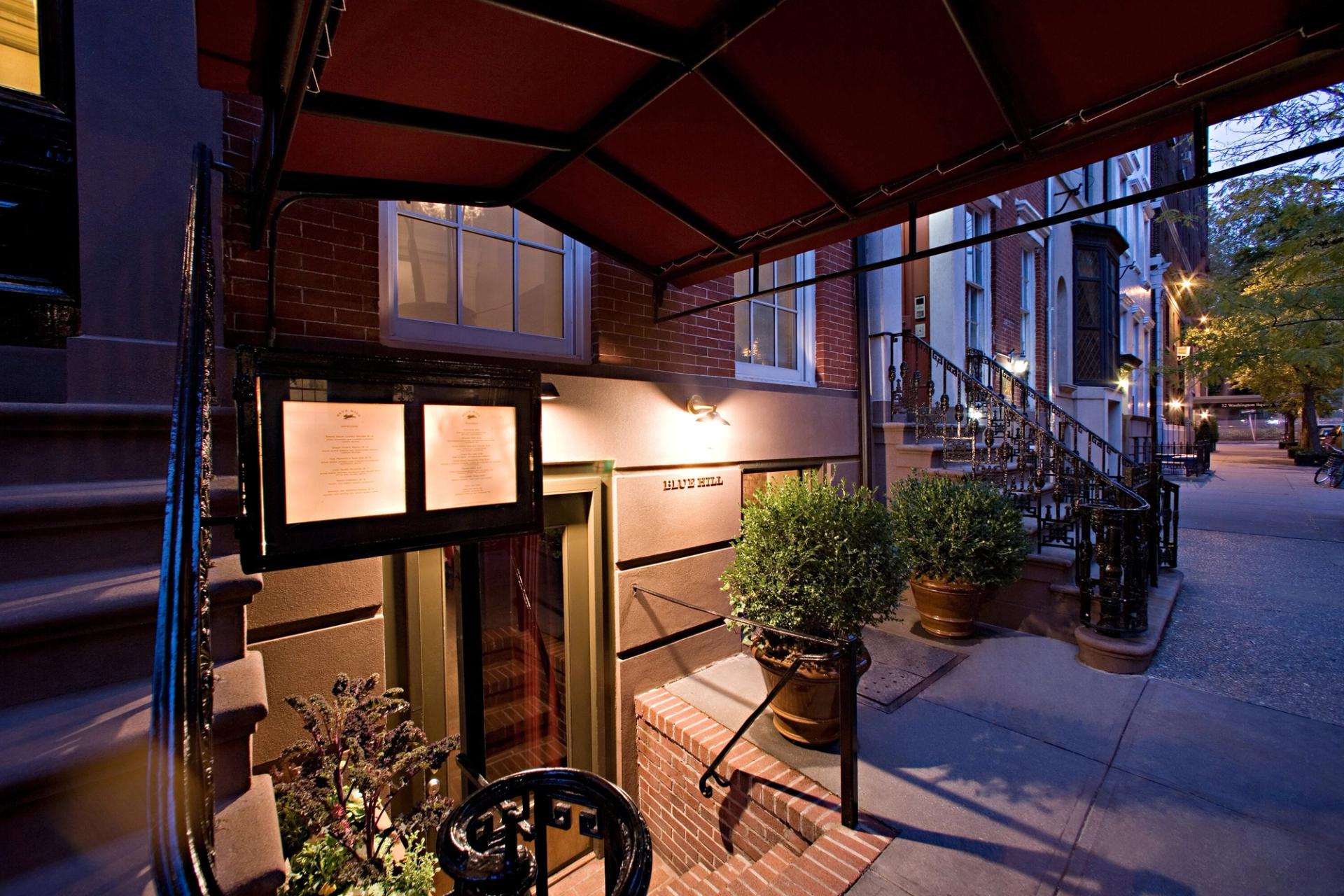 The exterior of Blue Hill in Greenwich Village. (Courtesy Blue Hill)