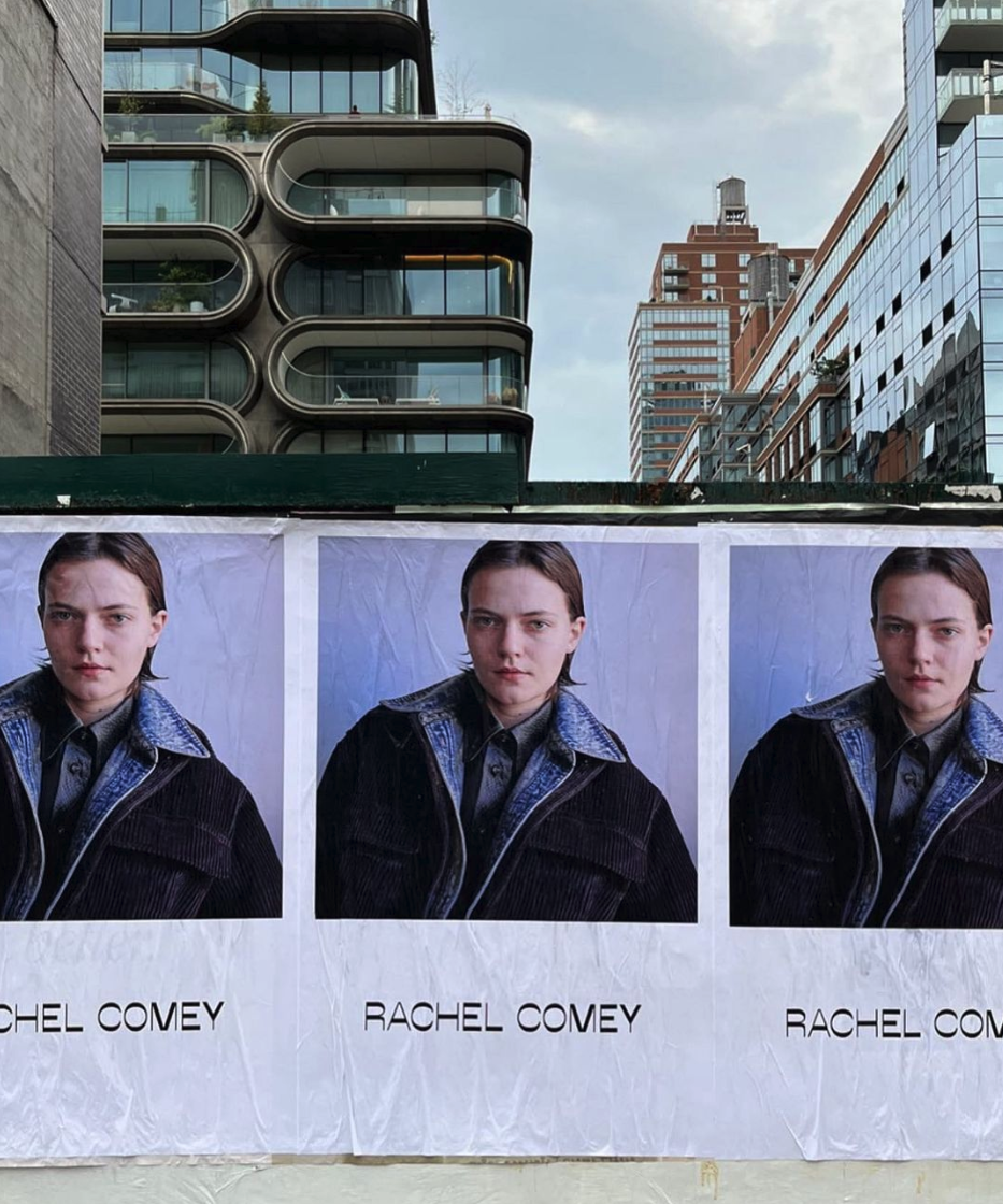 Rachel Comey ads in New York City. (Courtesy Rachel Comey)